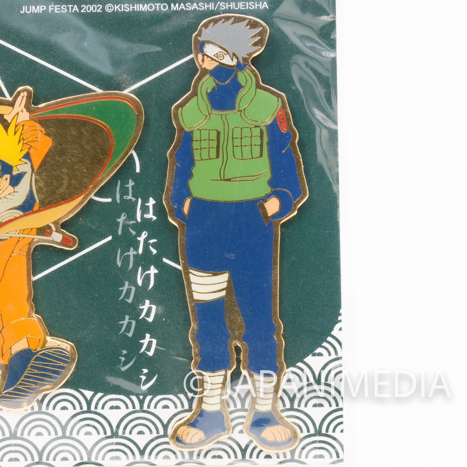 NARUTO Pins 4pc Set Jump Festa 2002  [Naruto / Sasuke / Gaara / Kakashi] JAPAN ANIME