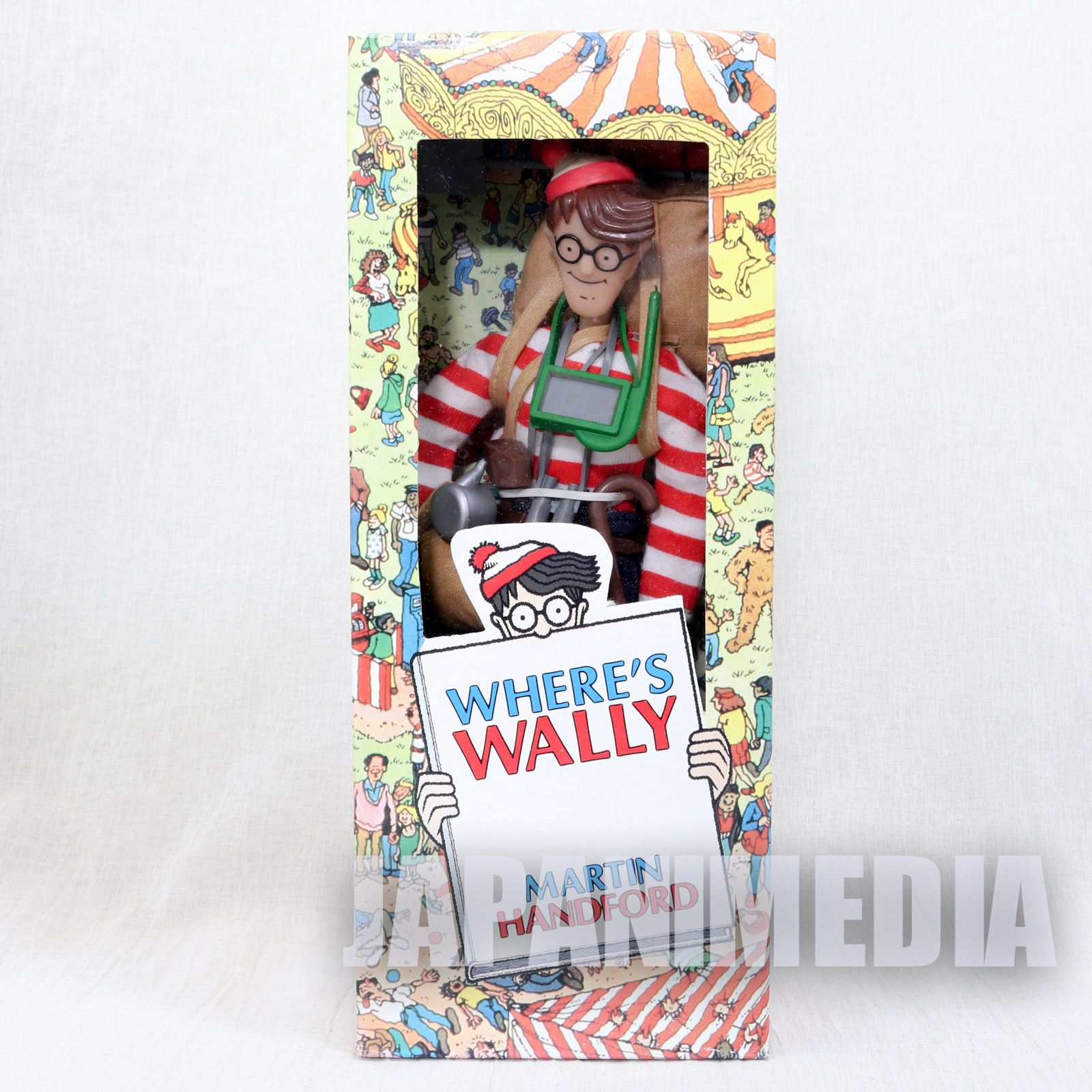 RARE! Where's Wally? Action Figure Doll 9 inch IVEX Martin Handford Kenrick
