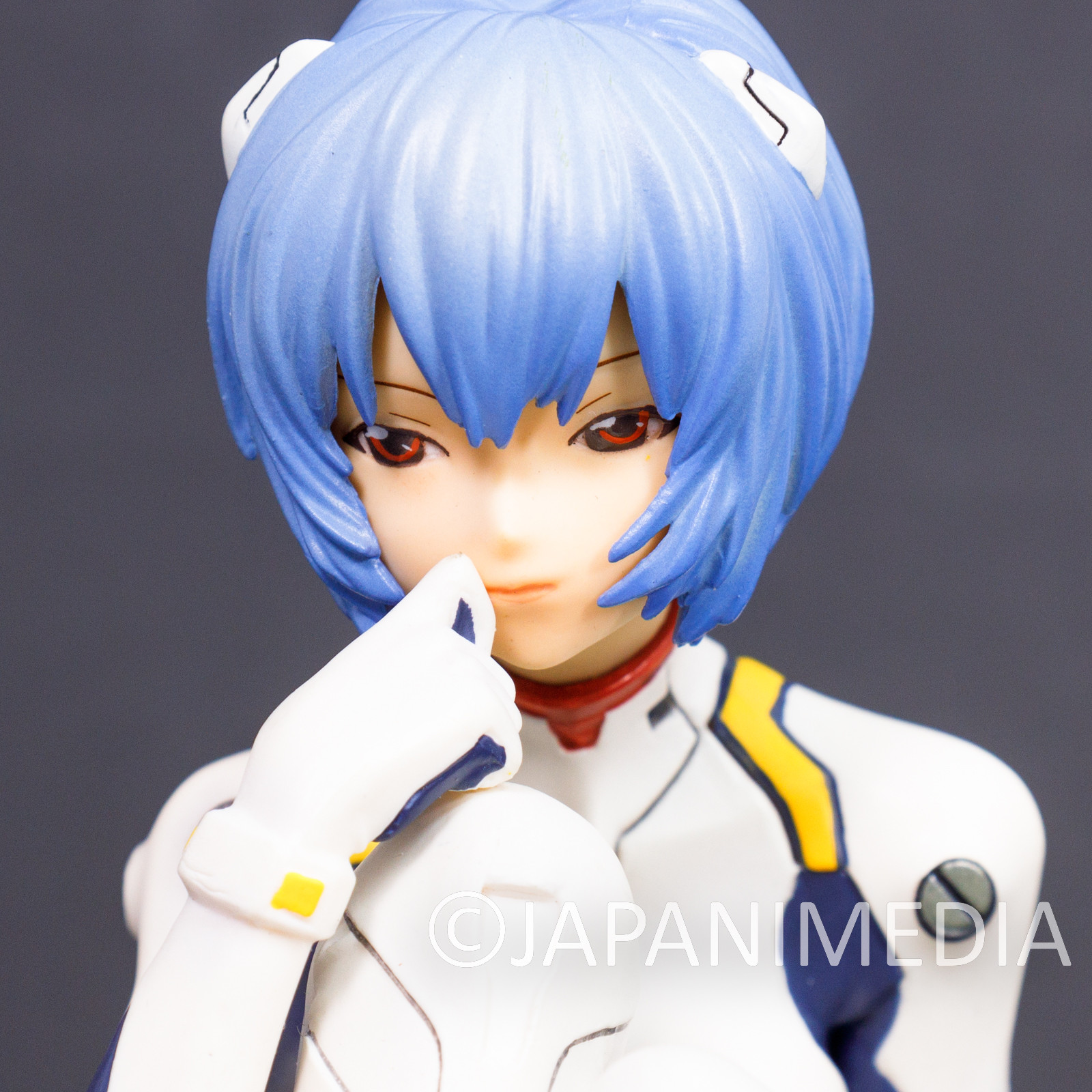 Evangelion Rei Ayanami 1/7 PVC Sitting Figure Wafudo JAPAN ANIME