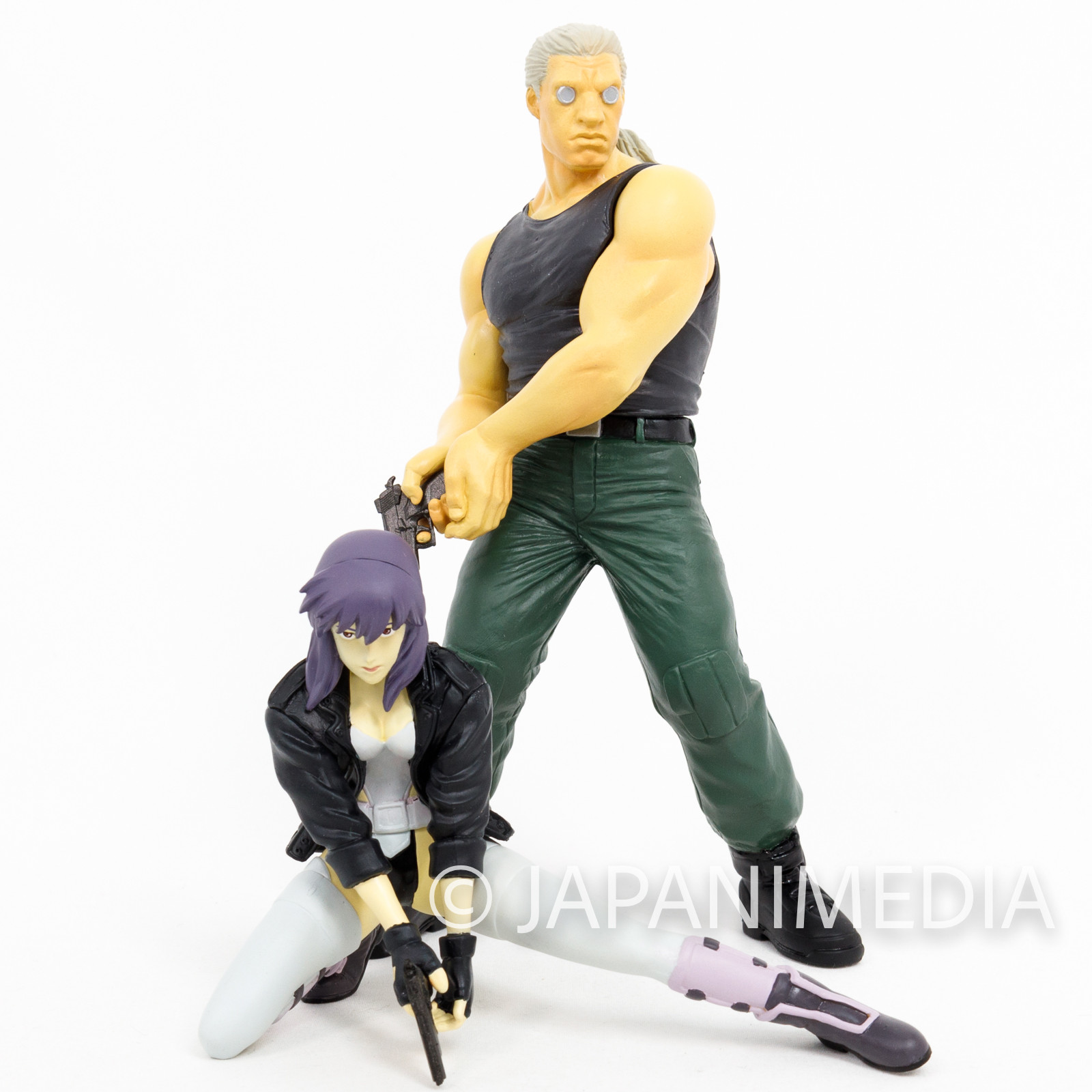 Ghost in the Shell Motoko Kusanagi & Batou Figure Alpha Yamato