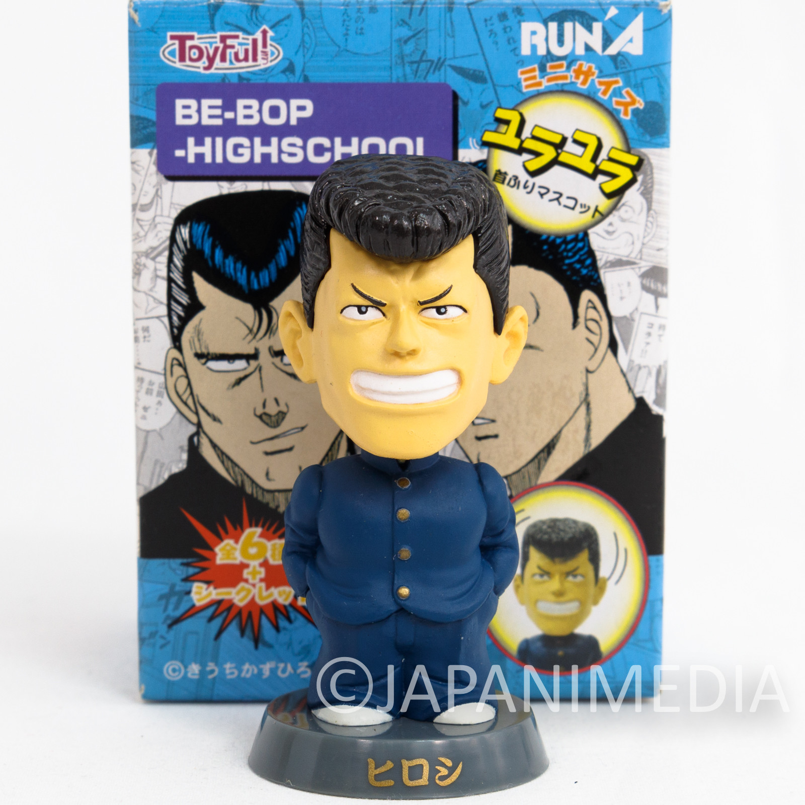 Be-Bop High School Hiroshi Kato Bobble Head Figure Toyfull JAPAN