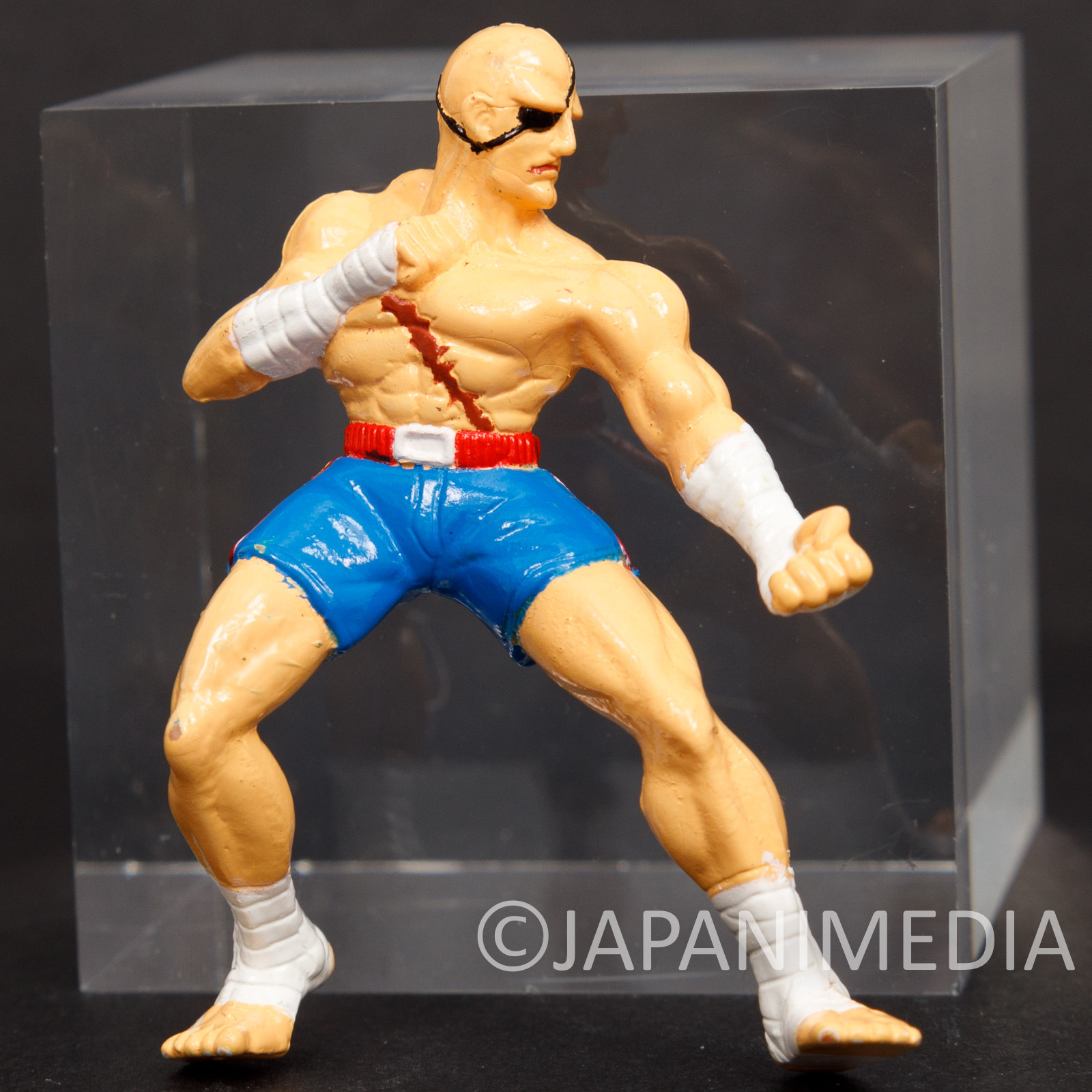 Street Fighter 2 Chara-full World Figure Vega Bison Sagat Balrog BANDAI JAPAN