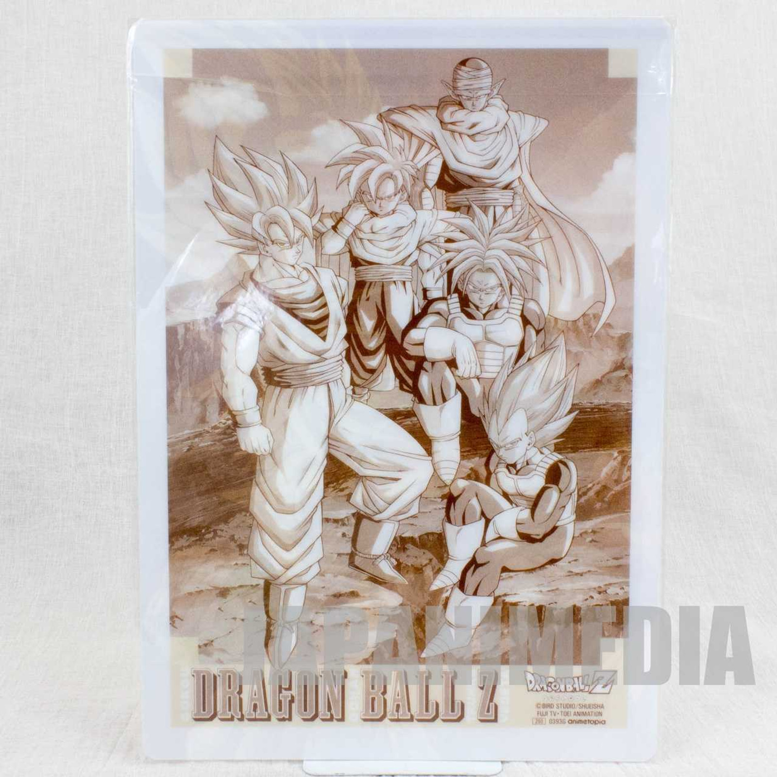 Dragon Ball Z Plastic Pencil Board Pad Shitajiki [Gokou / Gohan / Vegeta / Trunks / Piccolo] Japanimedia Store 3