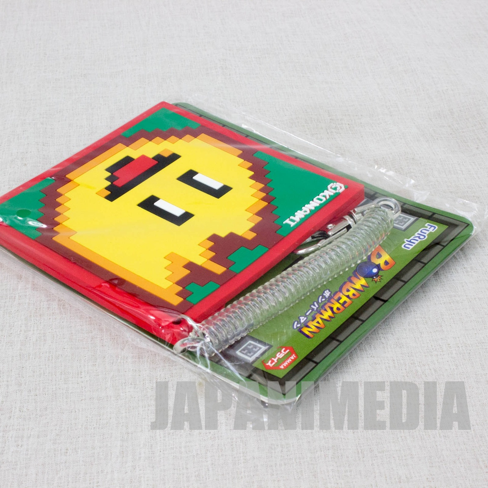 Bomberman Fire Up Rubber Pass Case Furyu Nintendo JAPAN NES Famicom 1