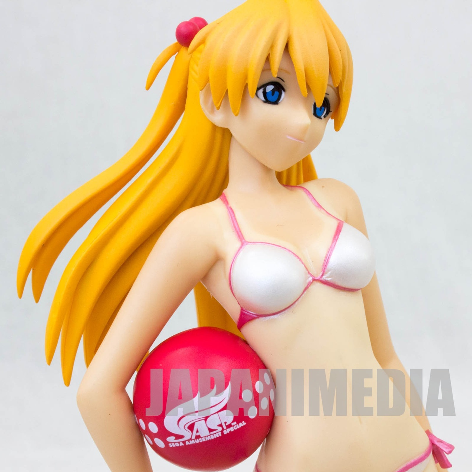 Evangelion Asuka Langley White Bikini Swim Suit Figure SEGA JAPAN ANIME