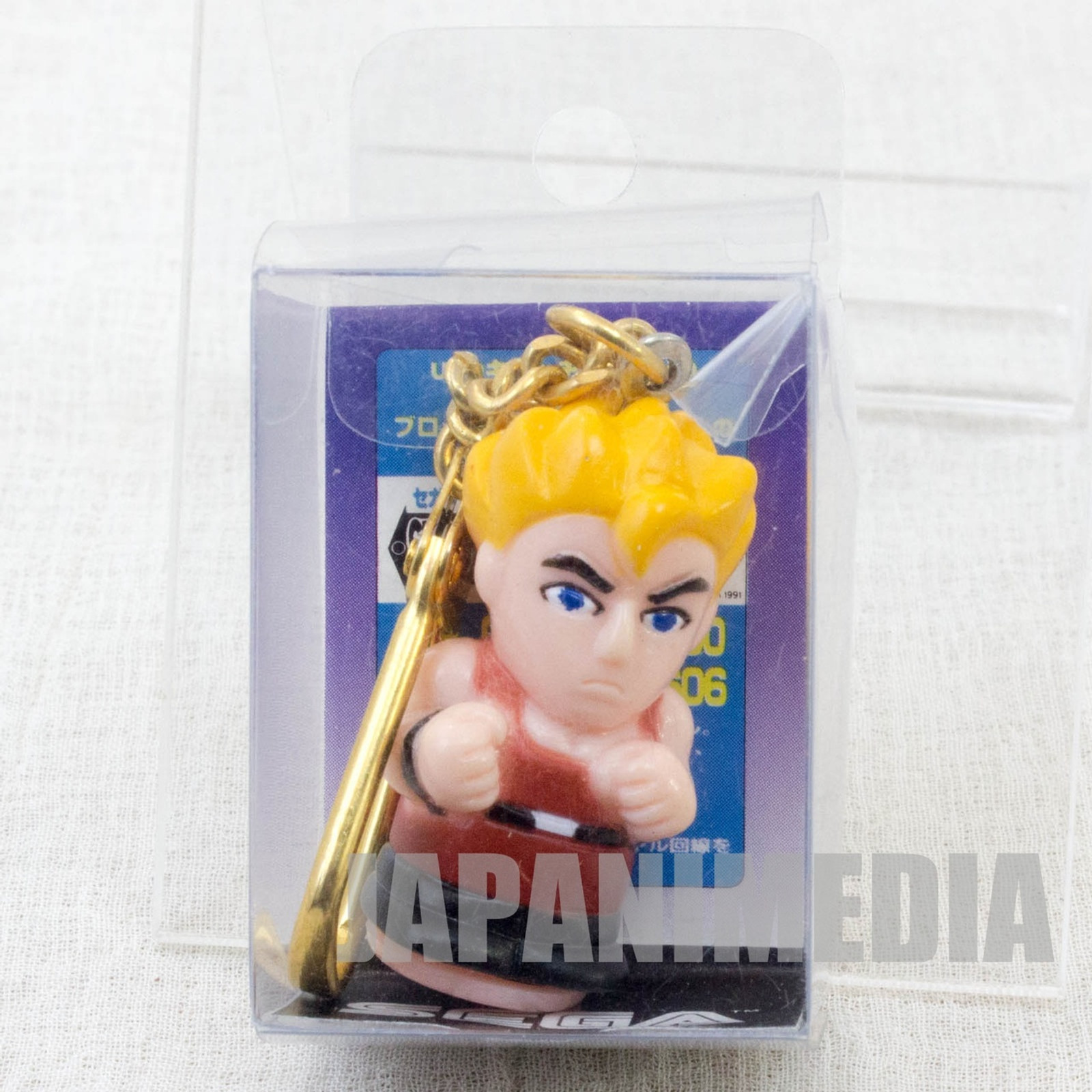 Virtua Fighter 2 Jacky Bryant Figure Keychain SEGA 1994 JAPAN GAME