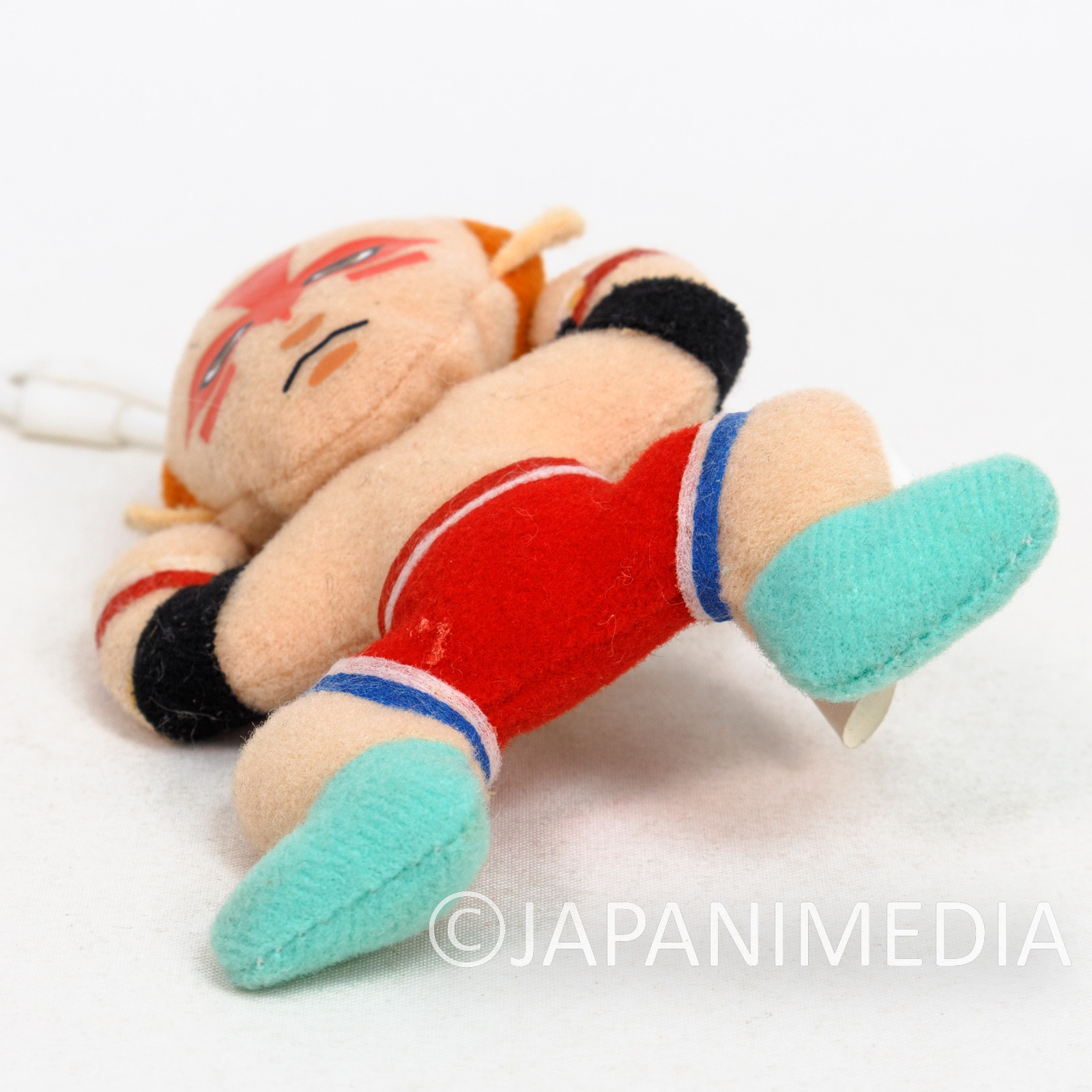 Virtua Fighter 2 Wolf Hawkfield 3.5" Mini Plush Doll (Red ver.) SEGA 1995 JAPAN GAME