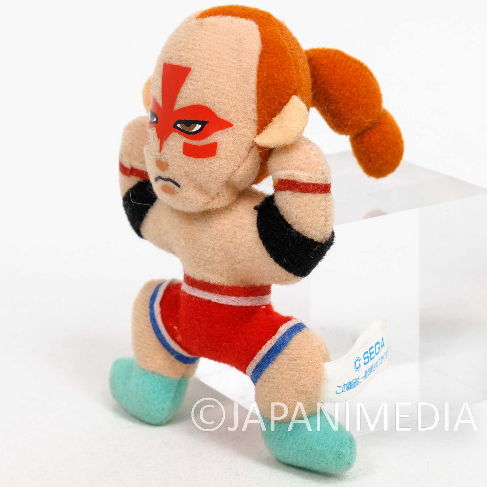 Virtua Fighter 2 Wolf Hawkfield 3.5" Mini Plush Doll (Red ver.) SEGA 1995 JAPAN GAME Japanimedia Store