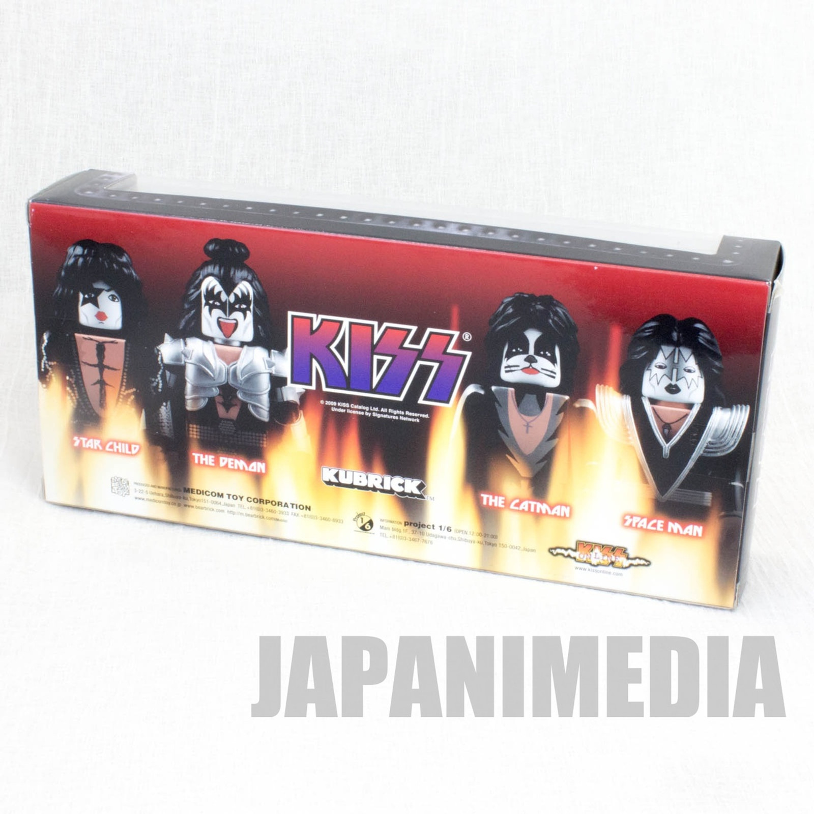 KISS Kubrick 4pc Set Figure Medicom Toy JAPAN ROCK BAND