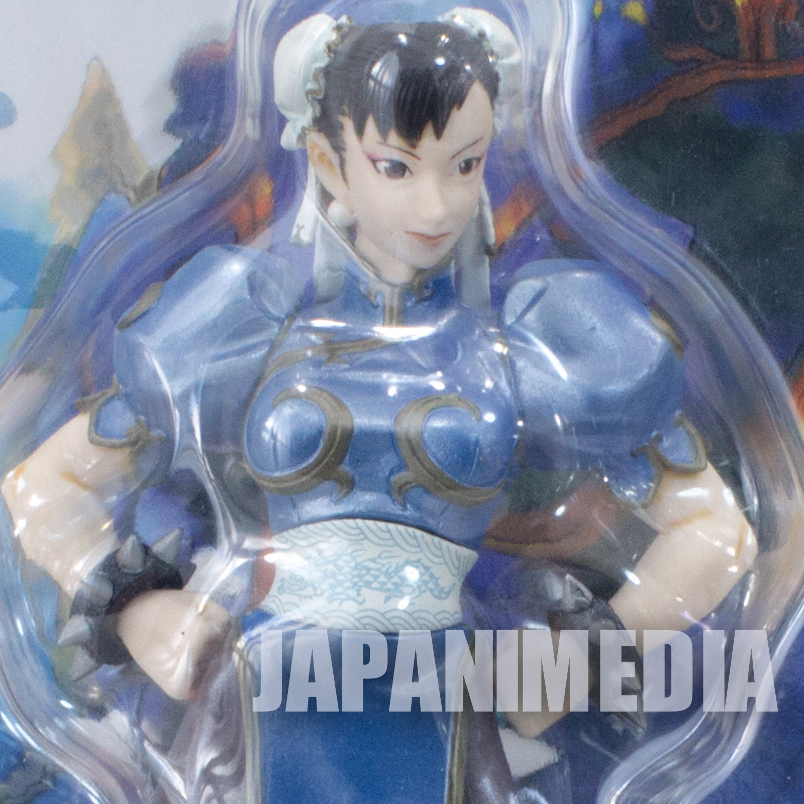 Street Fighter 2 Chun-Li Figure Capcom Girls Collection Blue JAPAN GAME