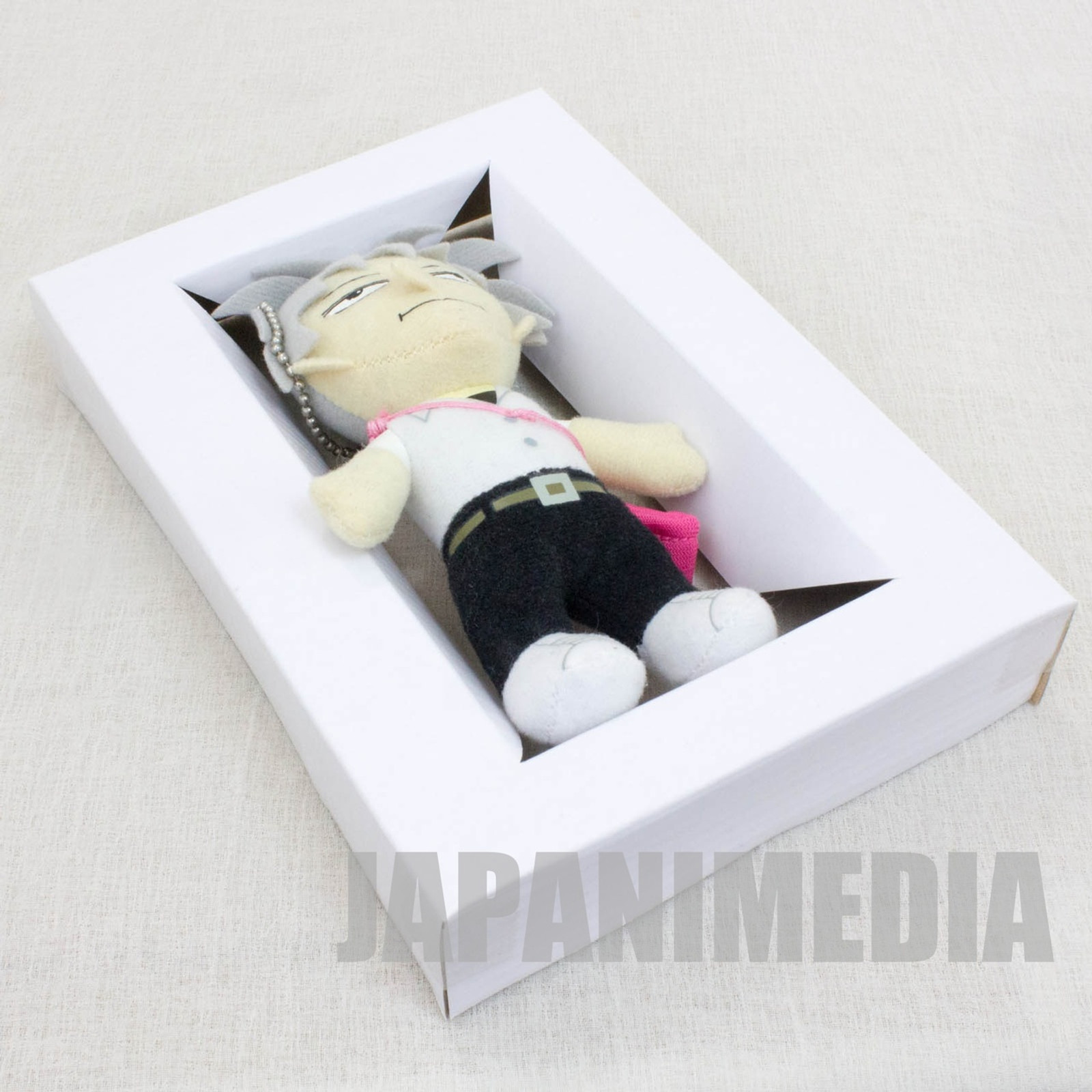 Tohai Densetsu AKAGI Zawazawa Mascot Plush Doll Ballchain Fukumoto Nobuyuki JAPAN ANIME MAHJANG