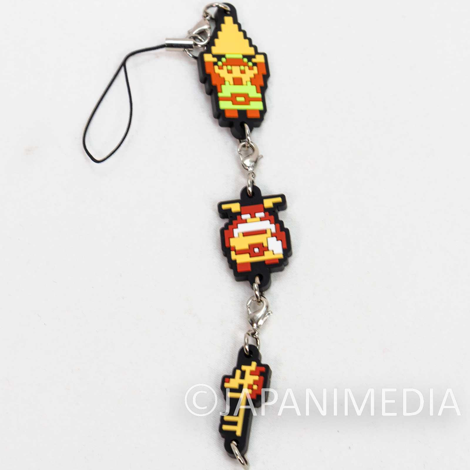 Legend of Zelda Triple Rubber Mascot Strap F JAPAN FAMICOM NES NINTENDO Japanimedia Store FRONT Legend of Zelda Triple Rubber Mascot Strap F JAPAN FAMICOM NES NINTENDO Japanimedia Store FRONT