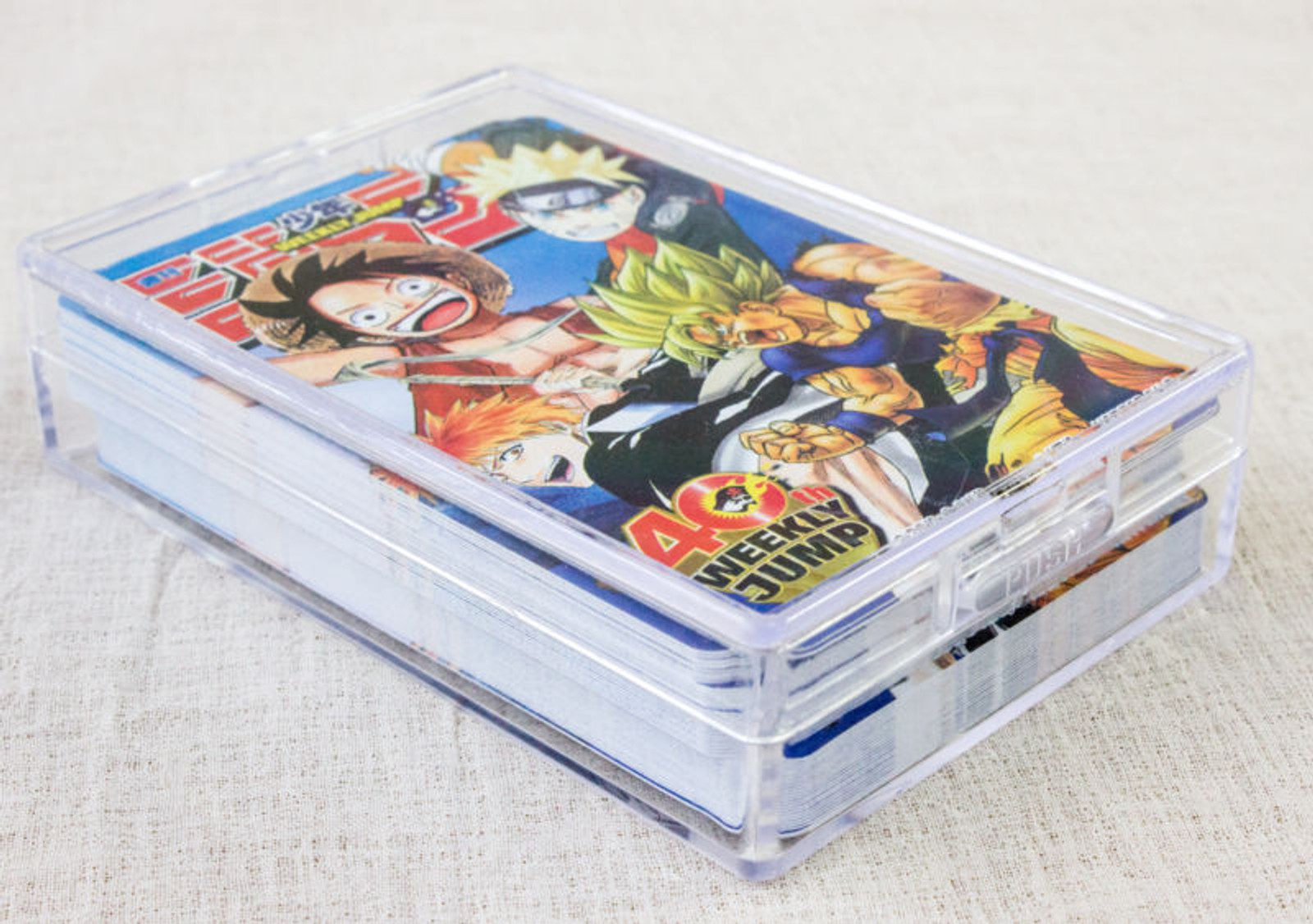 Weekly Shone Jump 40th Anniversary Trump Playing Cards Naruto One Piece Dbz