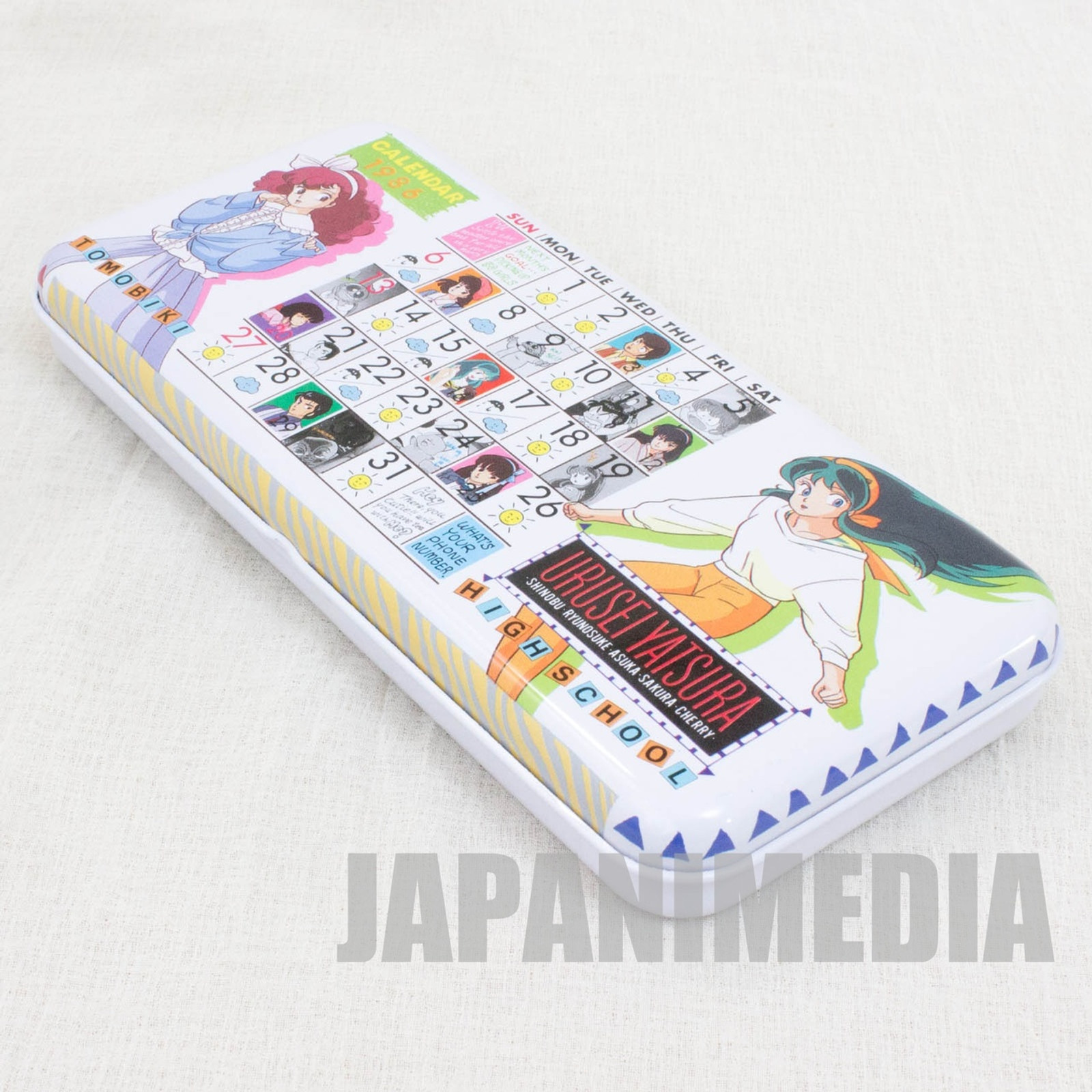 Retro RARE Urusei Yatsura Pen Case LUM JAPAN ANIME MANGA 3