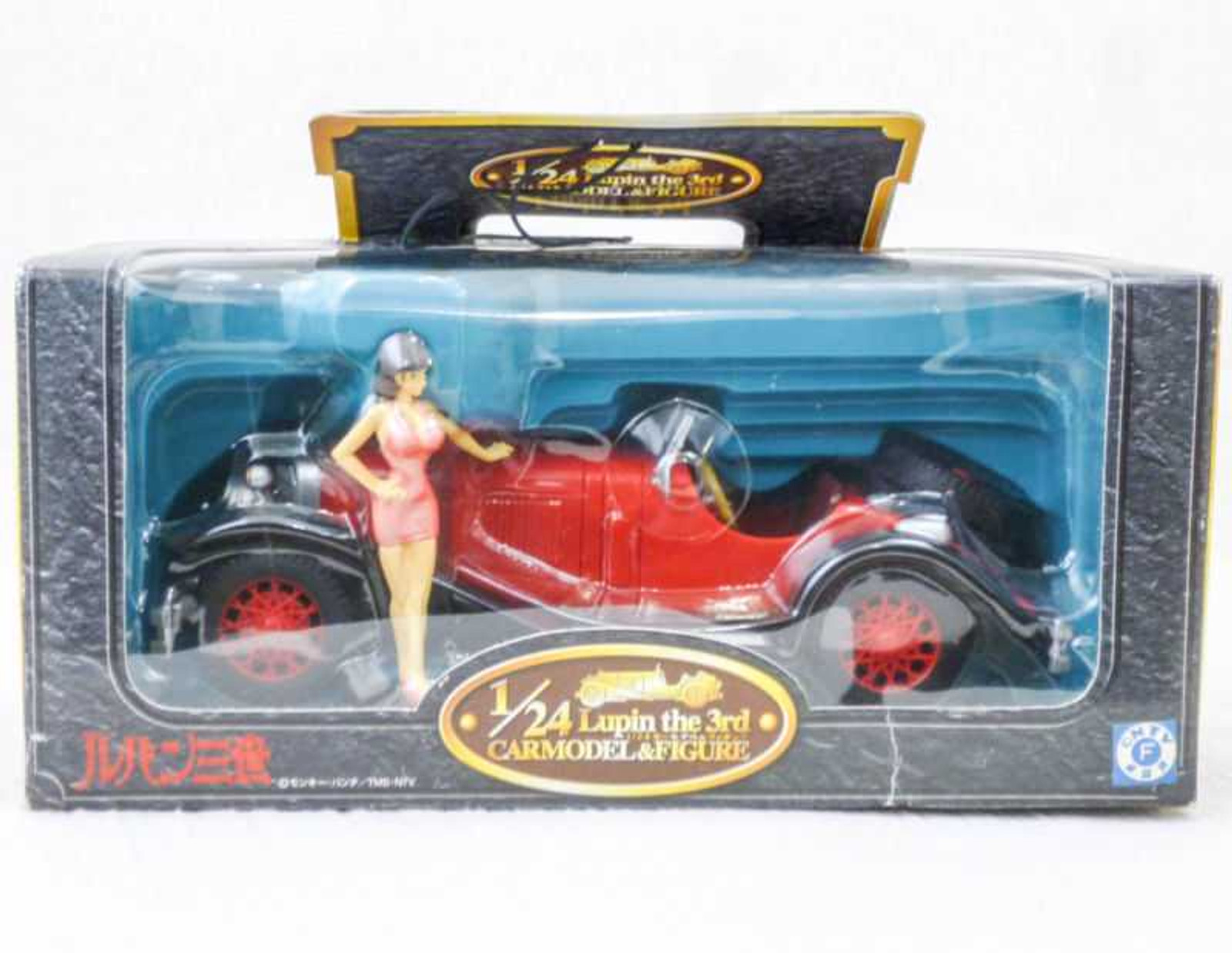 Lupin the Third (3rd) Fujiko Mine 1/24 Car Model & Figure Red JAPAN ANIME MANGA