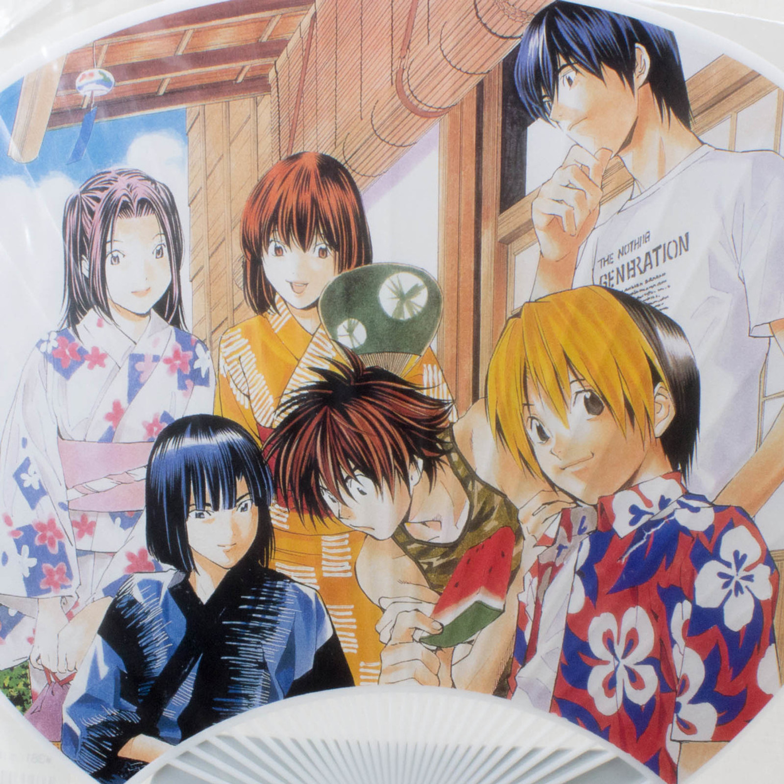 Hikaru no Go Paper Round Fan Uchiwa Shindo Akira Toya JAPAN ANIME MANGA