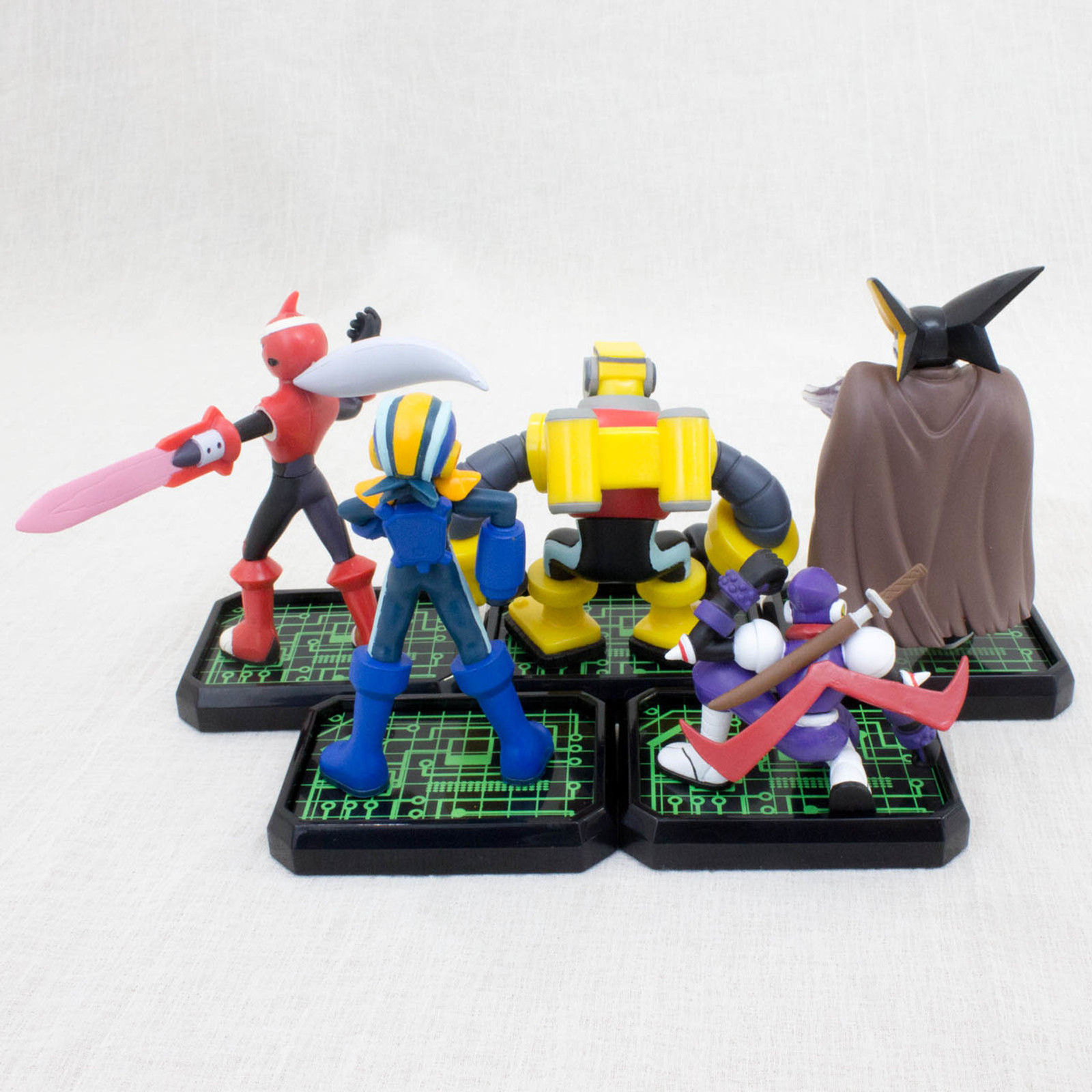 Rockman Exe Mega man Rockin' Box Figure Set BANDAI JAPAN GAME NES