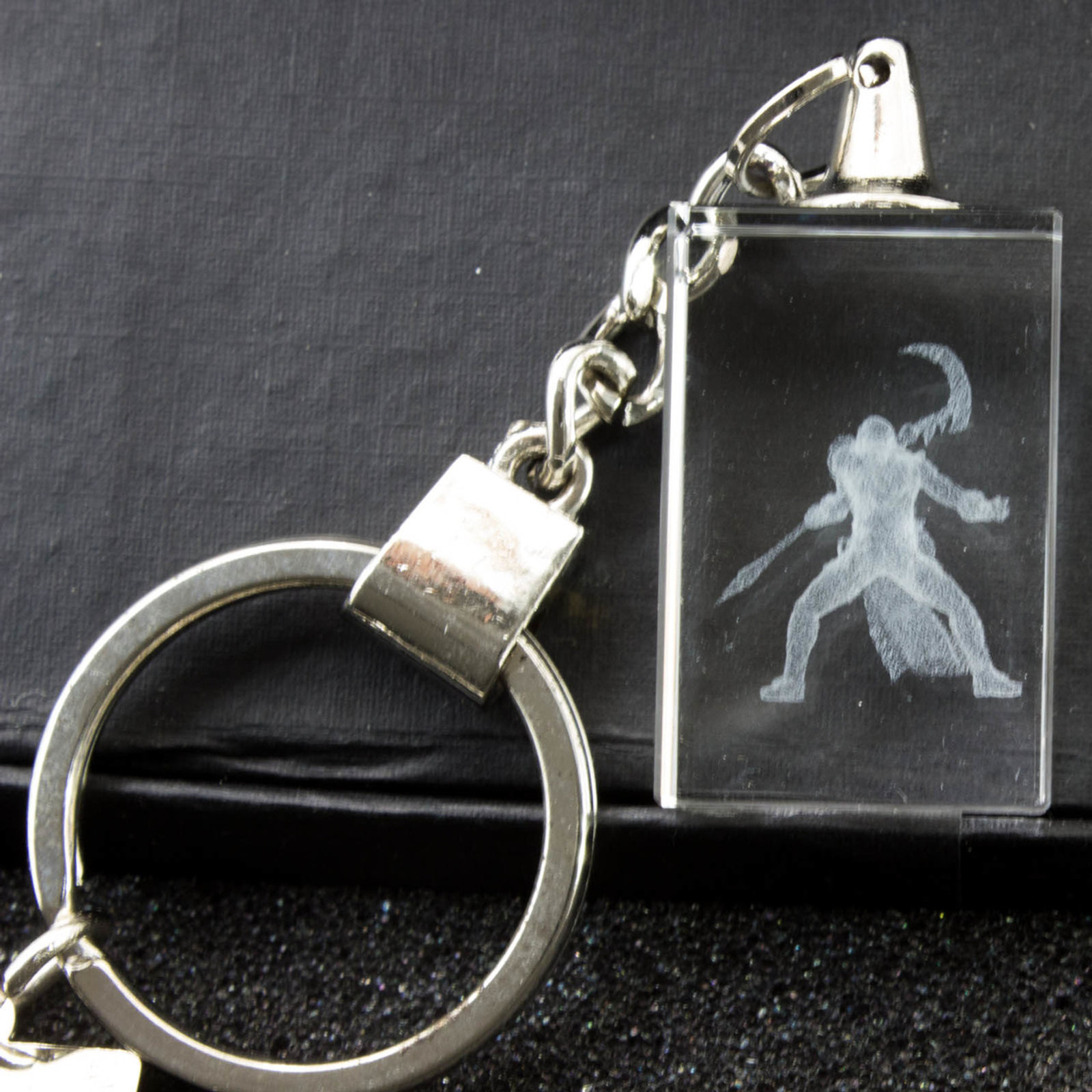 Soul Edge / Soulcalibur III Zasalamel Crystal Keychain 10th Anniversary Namco