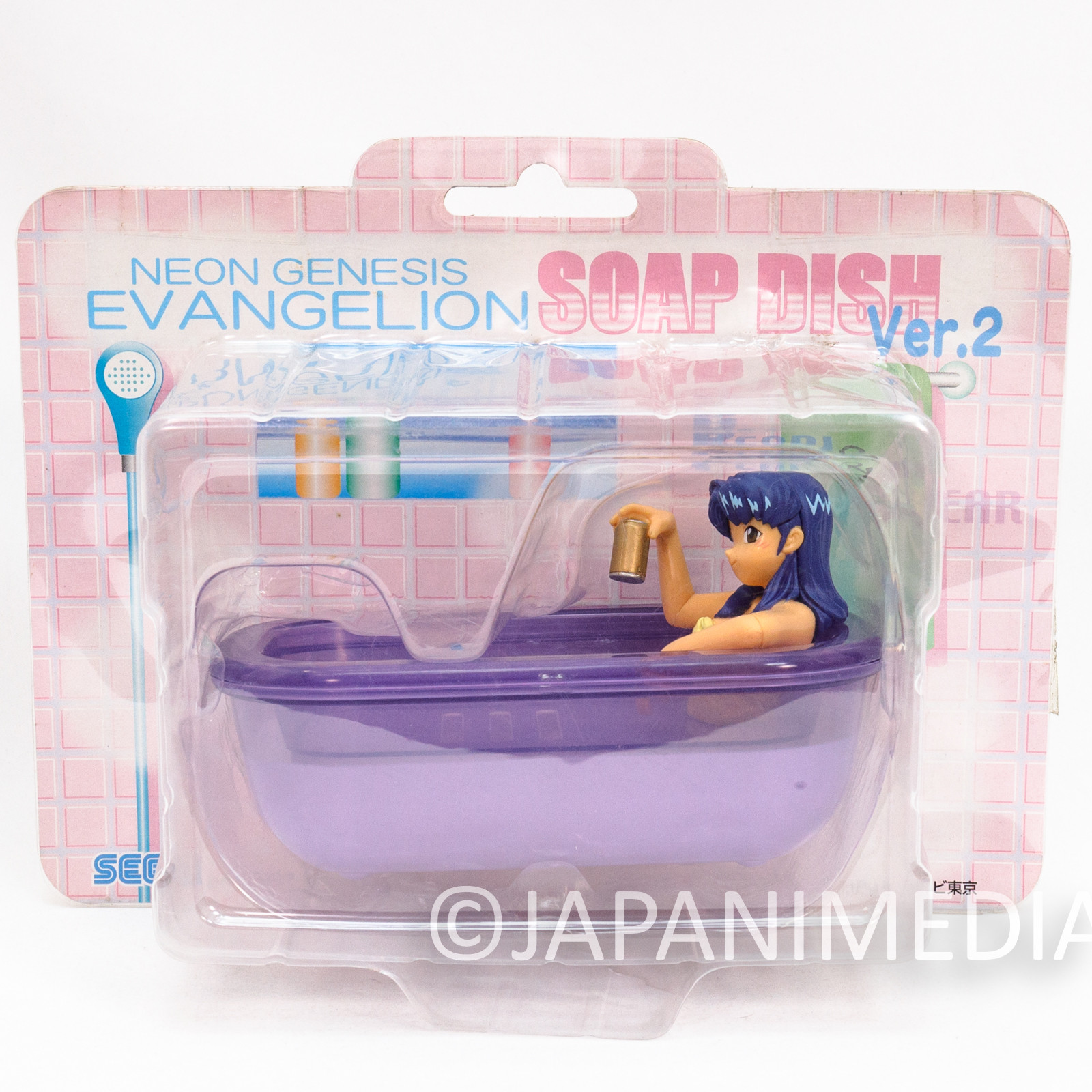 Evangelion Misato Katsuragi Soap Dish Figure Ver.2 Purple Sega Prize Japanimedia Store Front