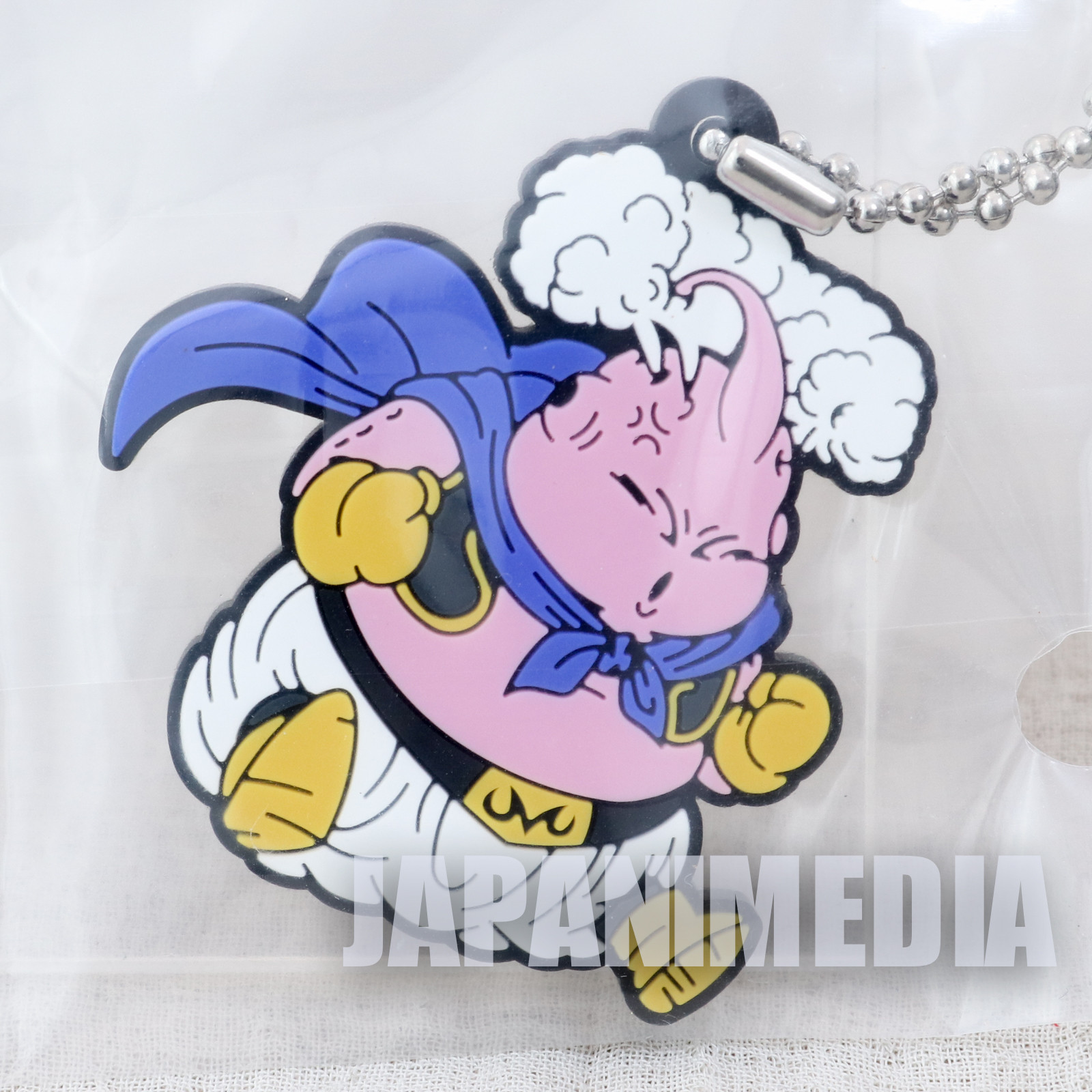 Dragon Ball Super Saiyan Vegeta + Majin Boo Rubber Mascot Ballchain