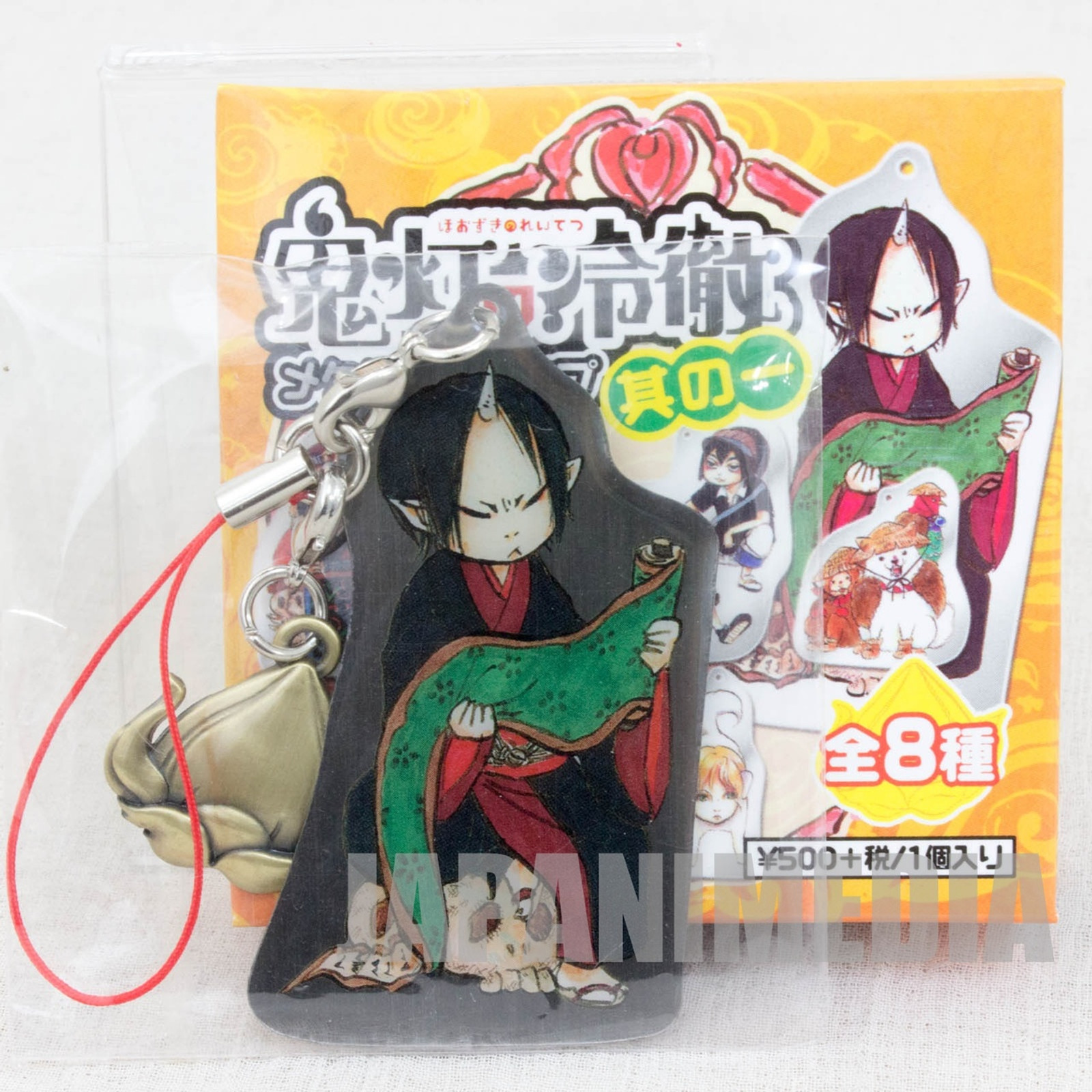 Hozuki's Coolheadedness Hozuki Metal Plate Mascot Strap