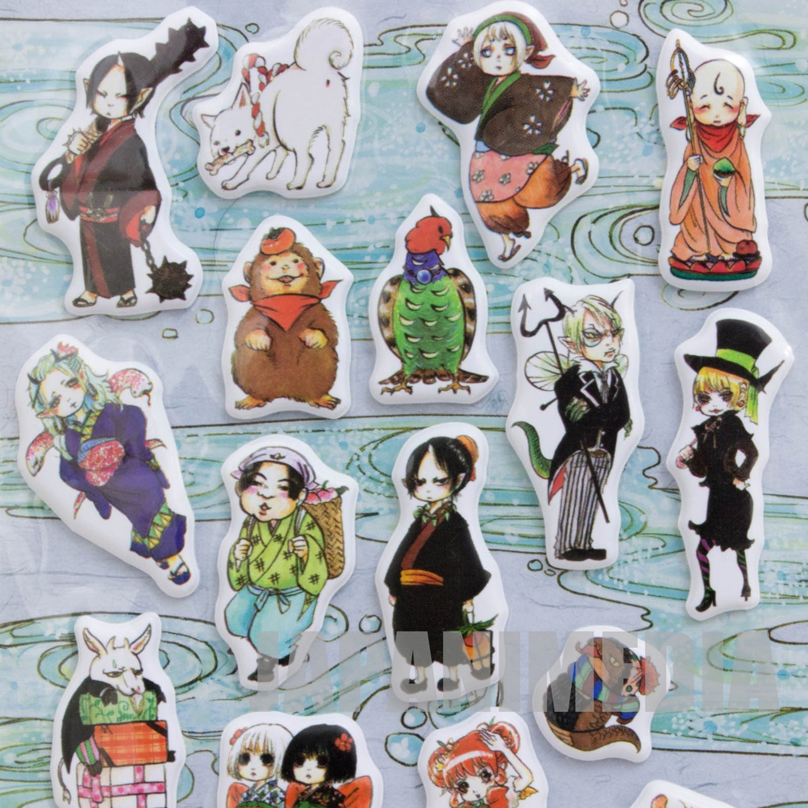 Hozuki's Coolheadedness Character's Sticker Set JAPAN