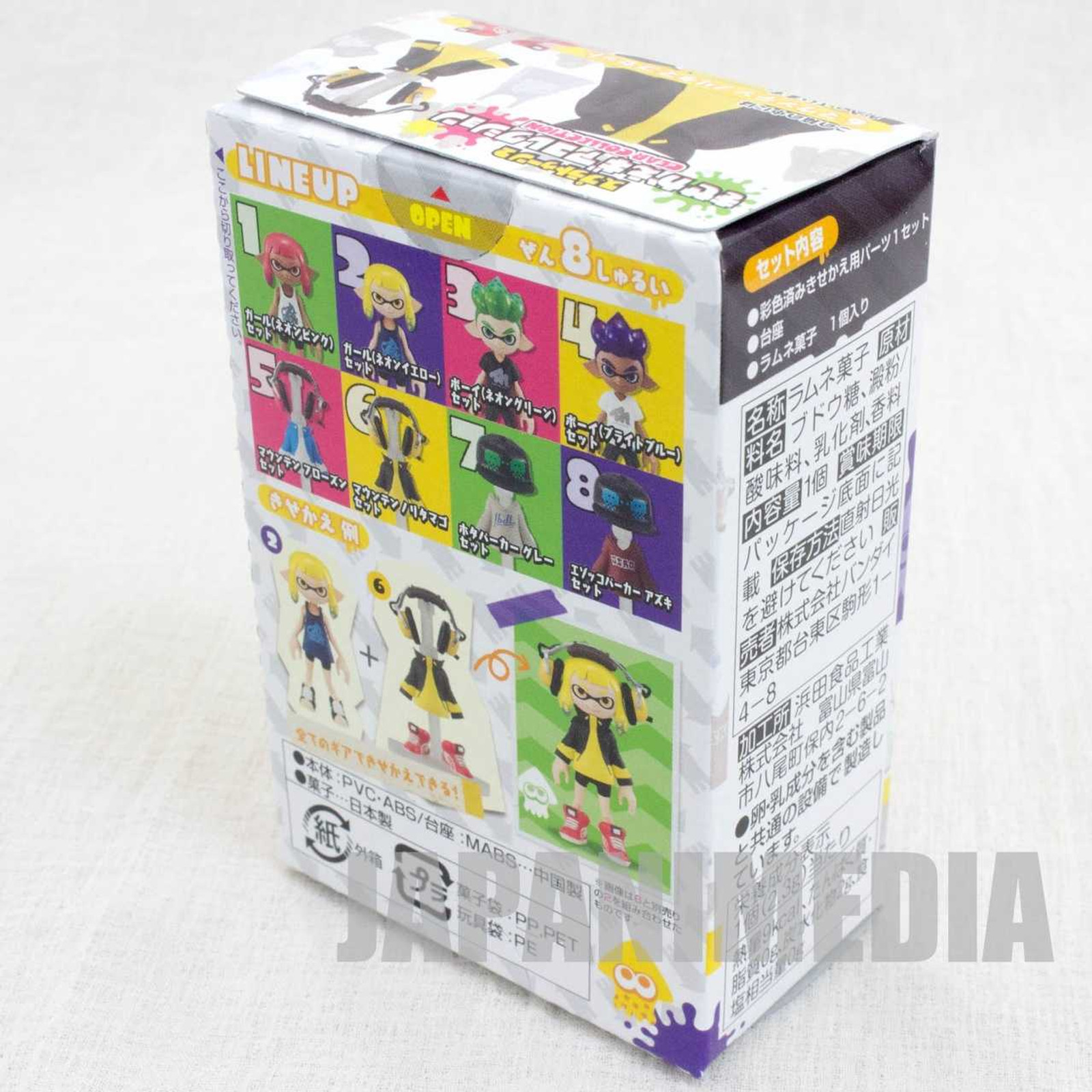 Splatoon 2 Dress-up Figure Gear Collection GEAR Set [6] JAPAN Nintendo Switch Japanimedia Store