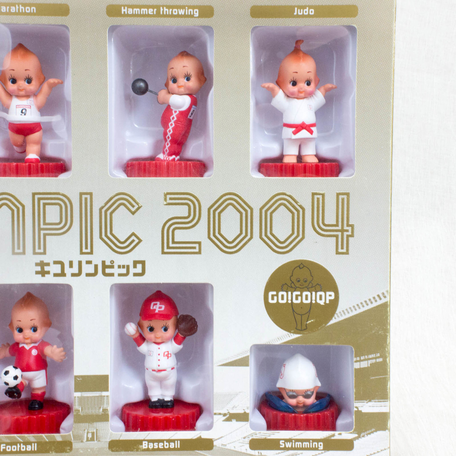 Qlympic 2004 Kewpie 8pc Figure Set QP Corporation Mayonnaise JAPAN