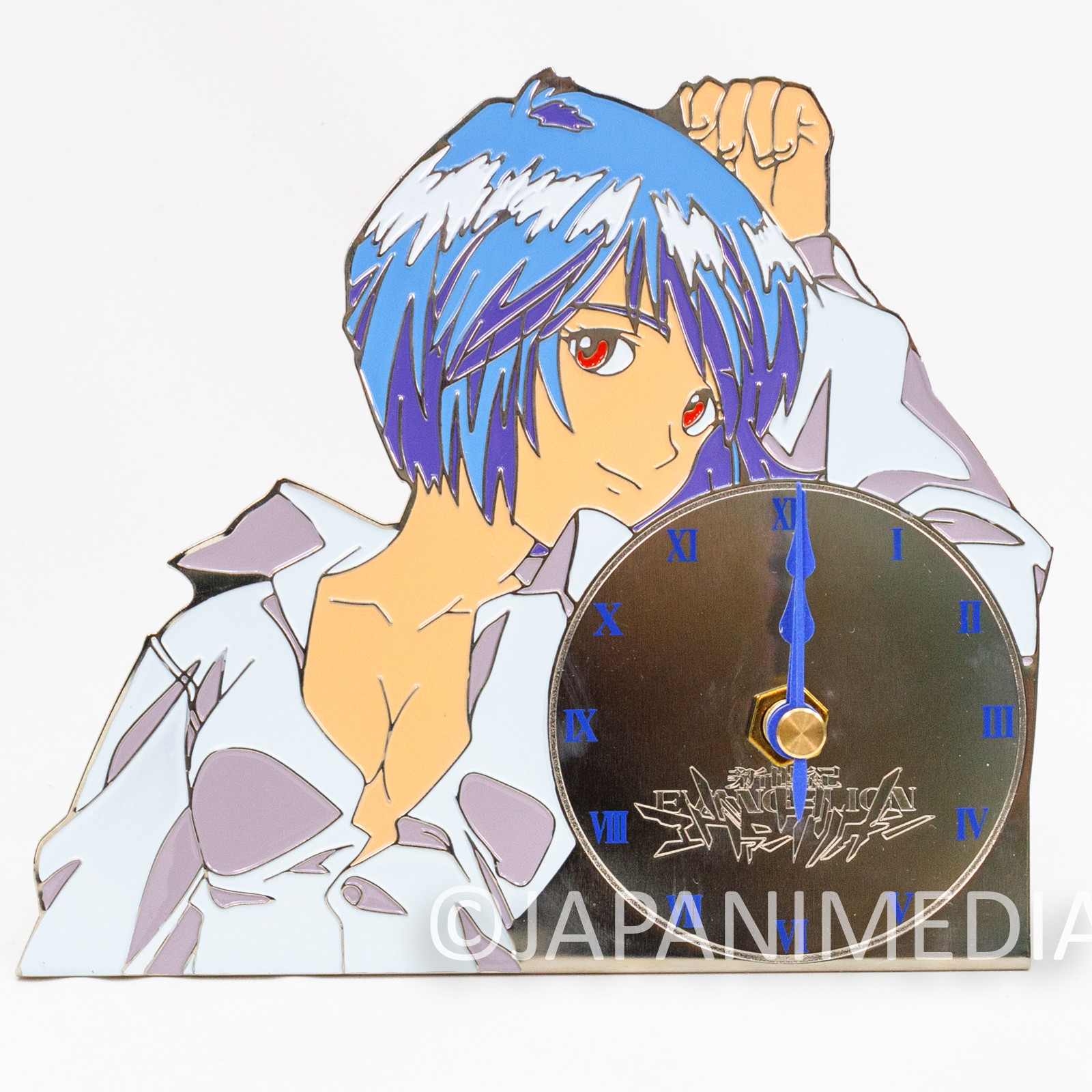 Evangelion Rei Ayanami Pajamas Metal Clock SEGA Collectible Japanimedia Store Front Evangelion Rei Ayanami Pajamas Metal Clock SEGA Collectible Japanimedia Store Front