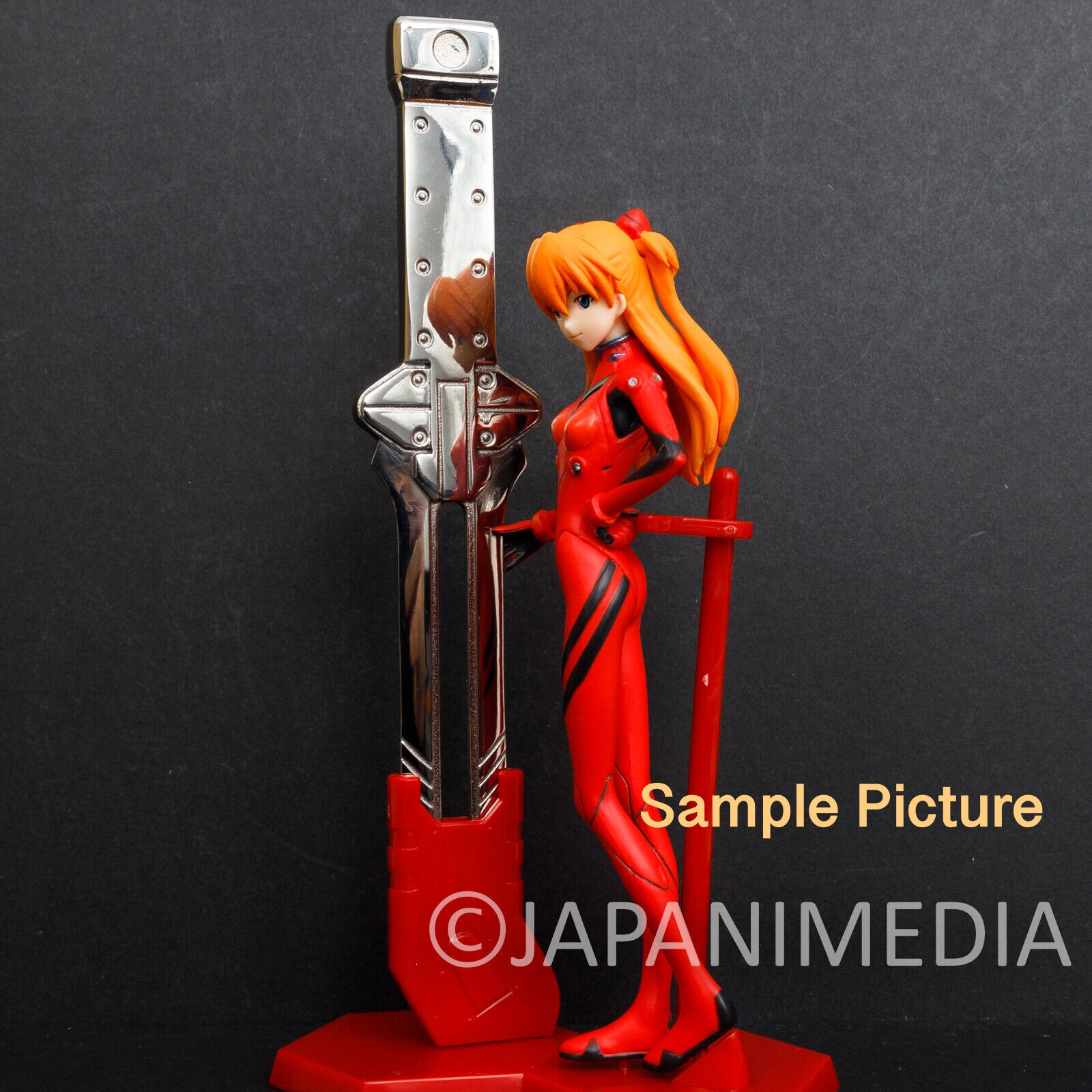 Evangelion Asuka Langley with Cake Knife (Procresive Knife) Figure BANDAI