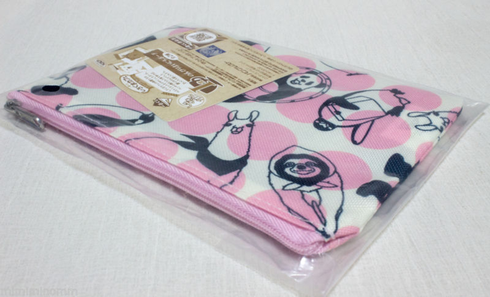 Shirokuma Cafe Mini Pouch Bag Pen Case Pink ver. JAPAN ANIME