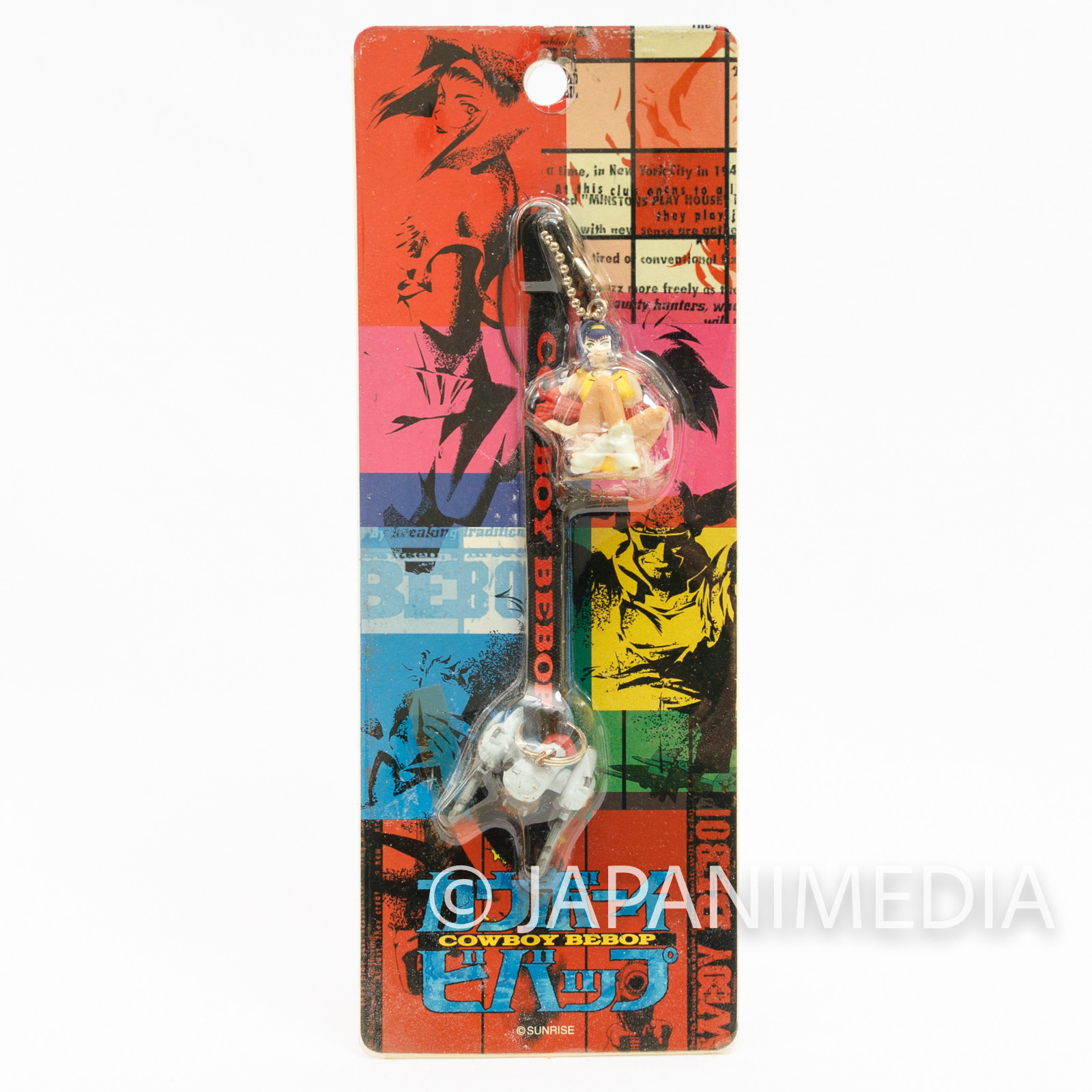 Cowboy Bebop Faye Valentine & Red Tail Figure Strap JAPAN ANIME