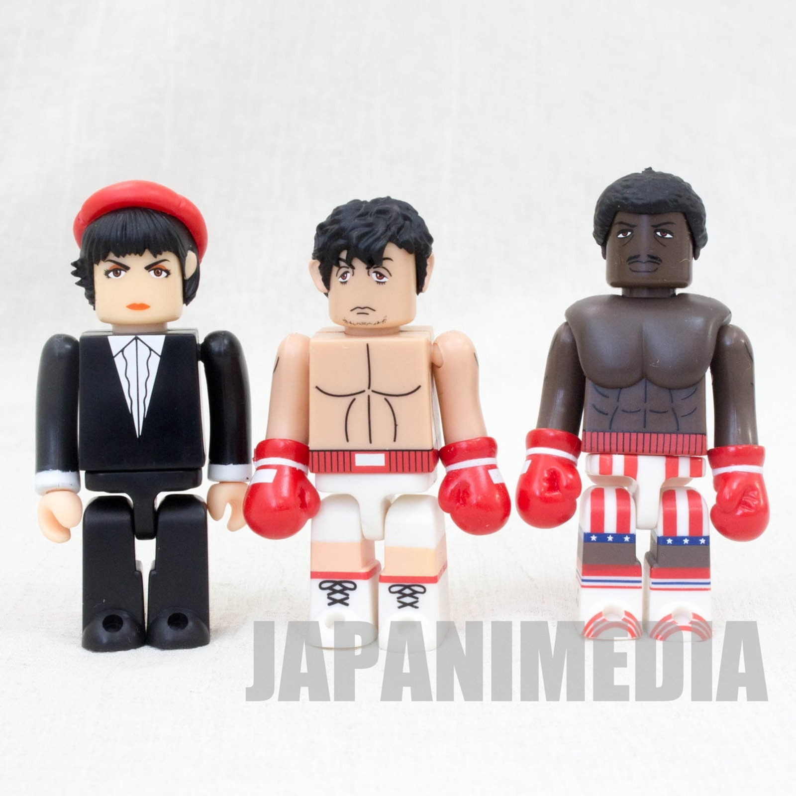 ROCKY 1 Kubrick figure set APOLLO ADRIAN Medicom Toy JAPAN Sylvester Stallone