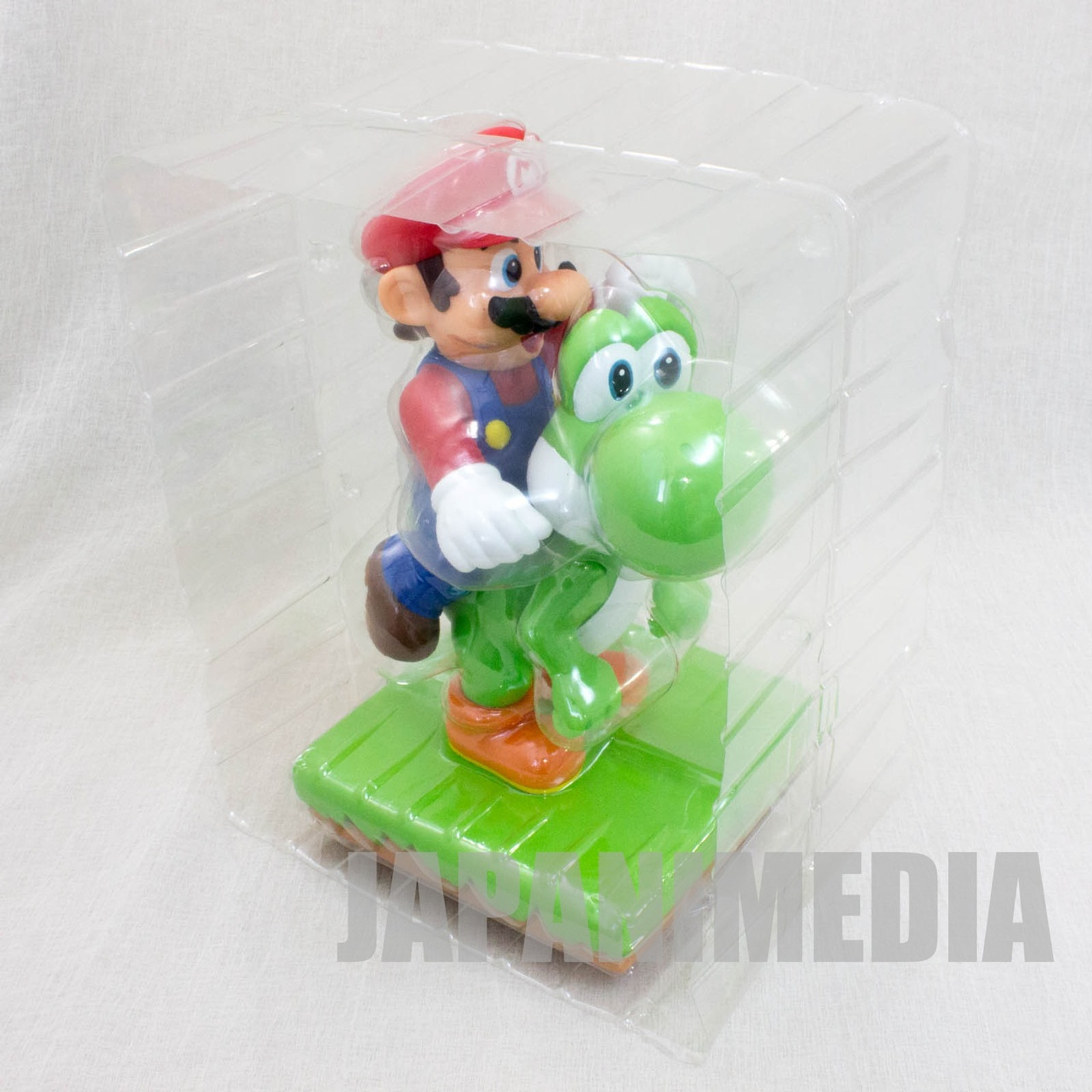 Super Mario Bros. Mario Riding Yoshi Big Figure 9" JAPAN NES FAMICOM NINTENDO
