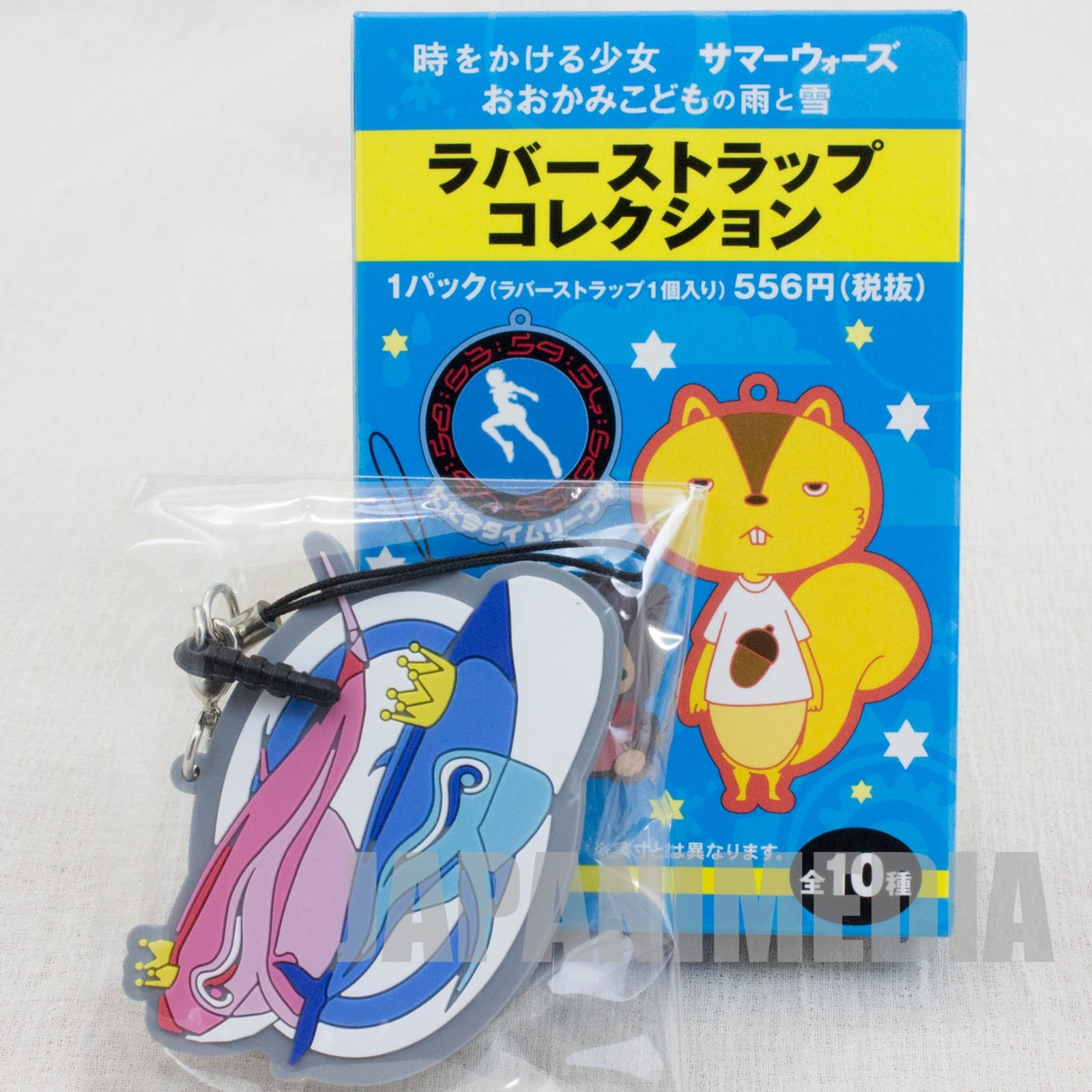 Summer Wars John & Yoko Mascot Rubber Strap JAPAN