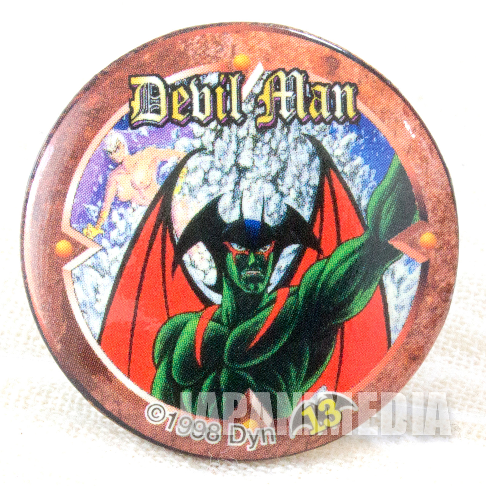 Devilman Button Badges 3pc Set JAPAN ANIME