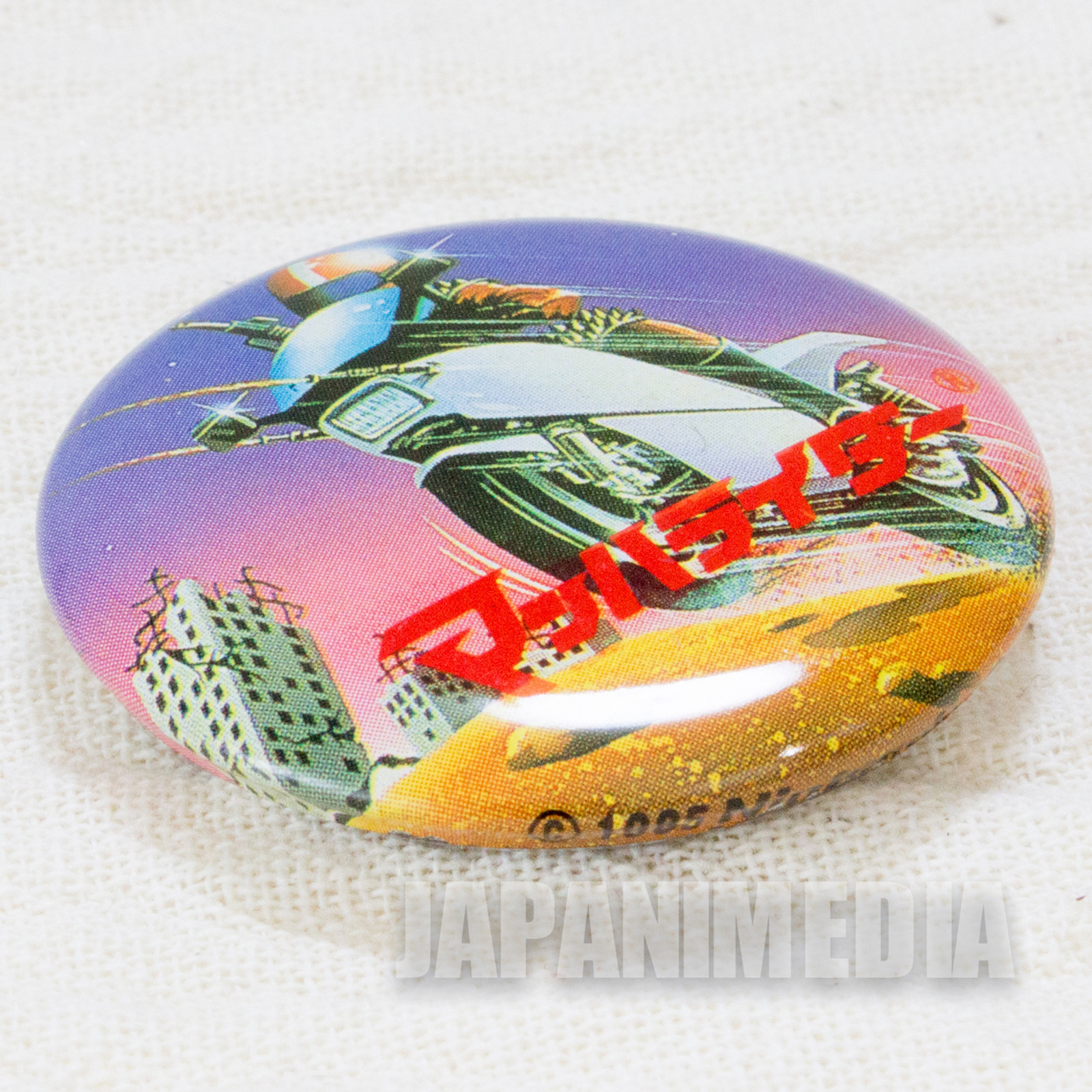 Retro RARE Mach Rider Button Badge JAPAN FAMICOM NINTNEDO