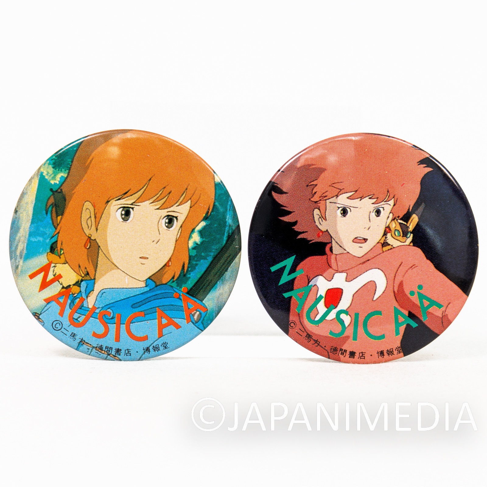 Nausicaa of the Valley of the Wind Button Badge Ghibli JAPAN ANIME