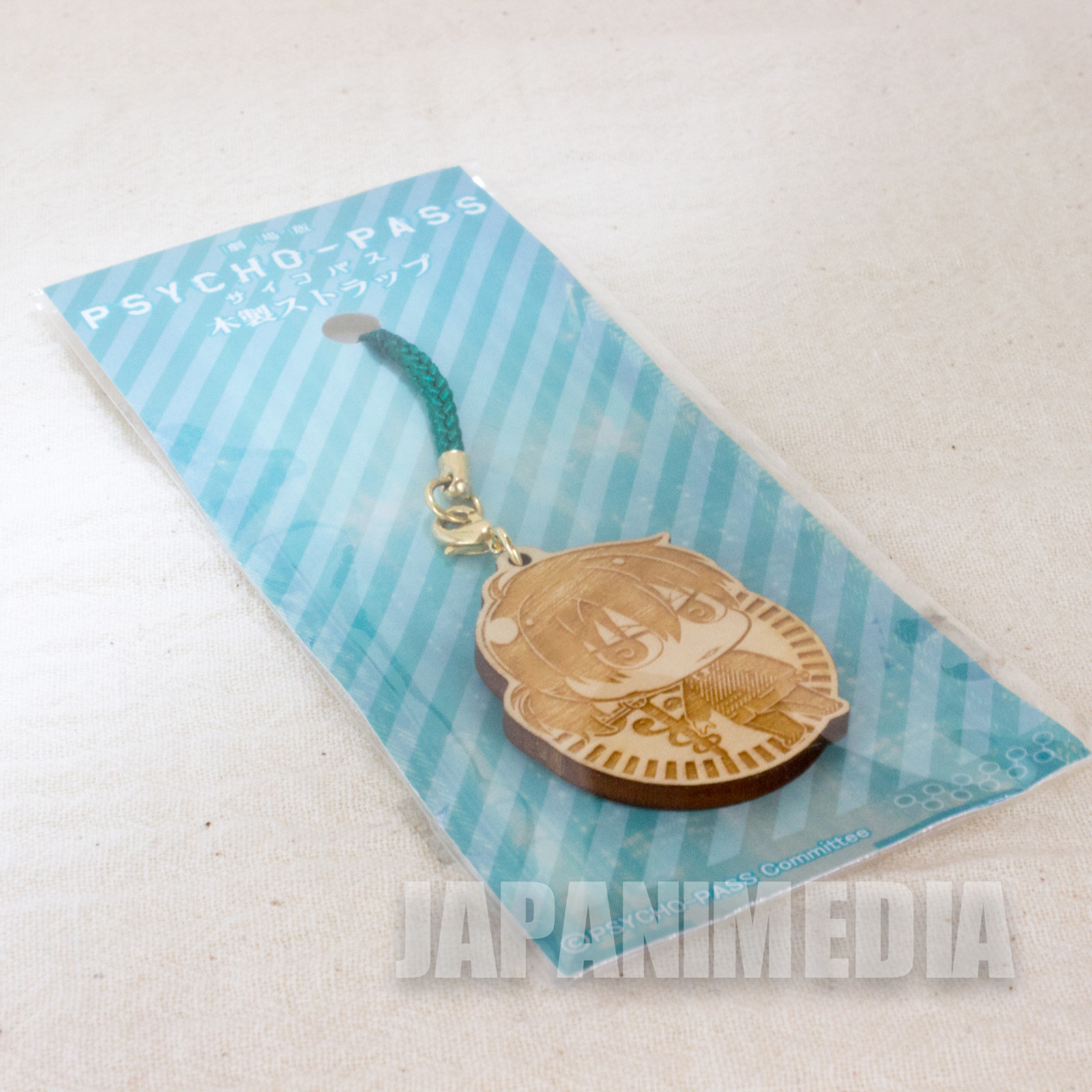 Psycho-Pass Nobuchika Ginoza Wooden Mascot Strap JAPAN ANIME MANGA