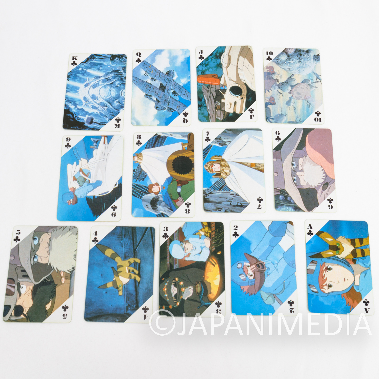 Retro Nausicaa of the Valley of the Wind Trump Playing Cards Animage