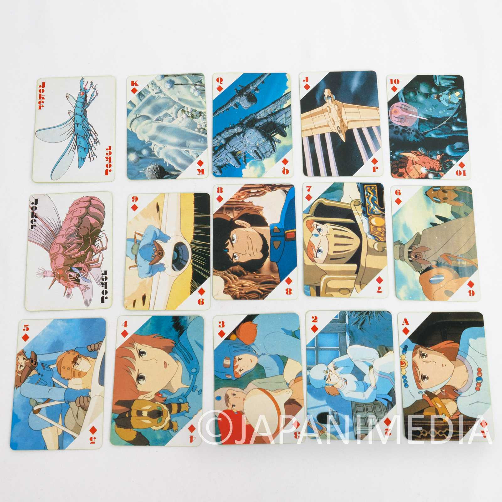 Retro Nausicaa of the Valley of the Wind Trump Playing Cards Animage Japanimedia Store