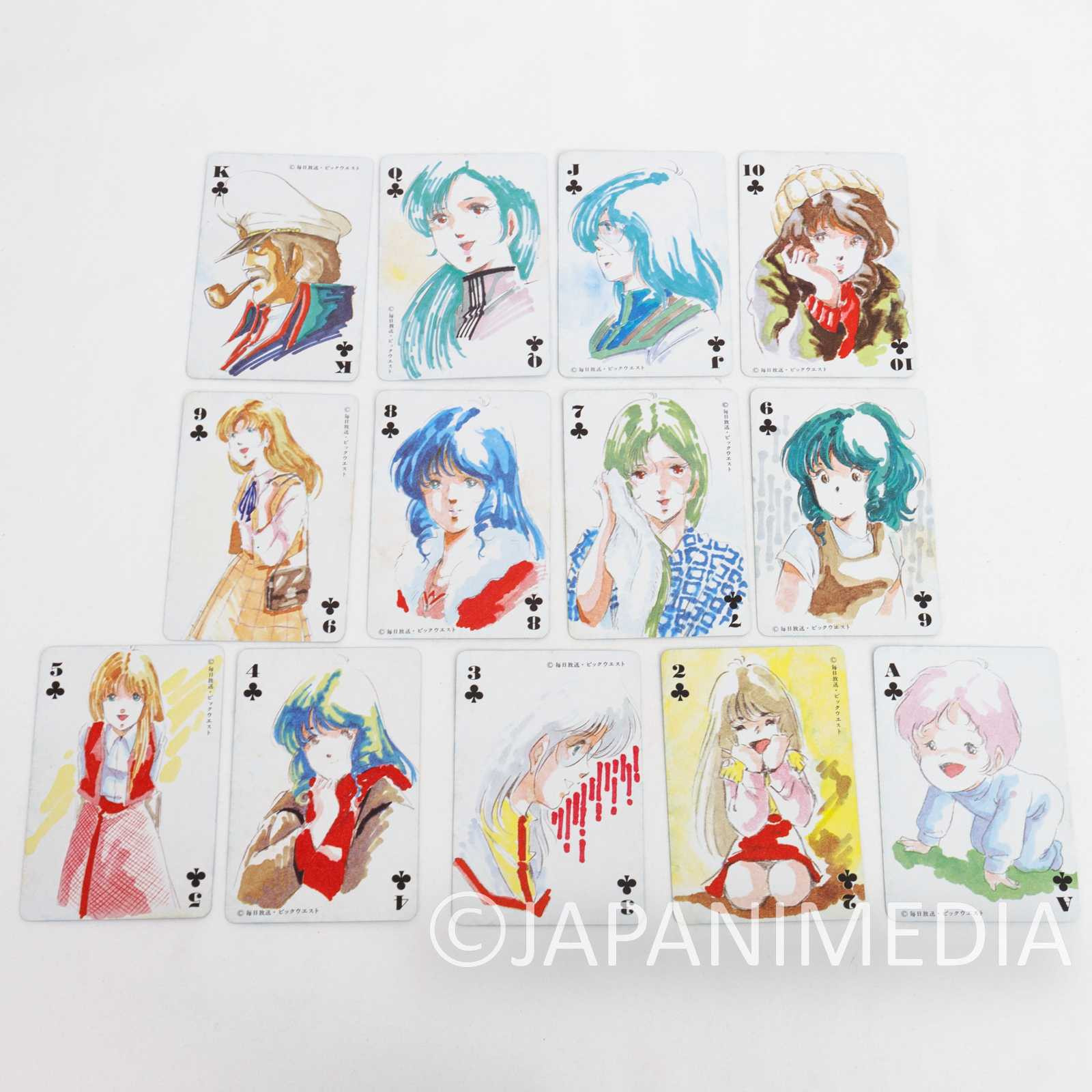 Retro Super Dimension Fortress Macross Trump Playing Cards Animage / Haruhiko Mikimoto Japanimedia Store