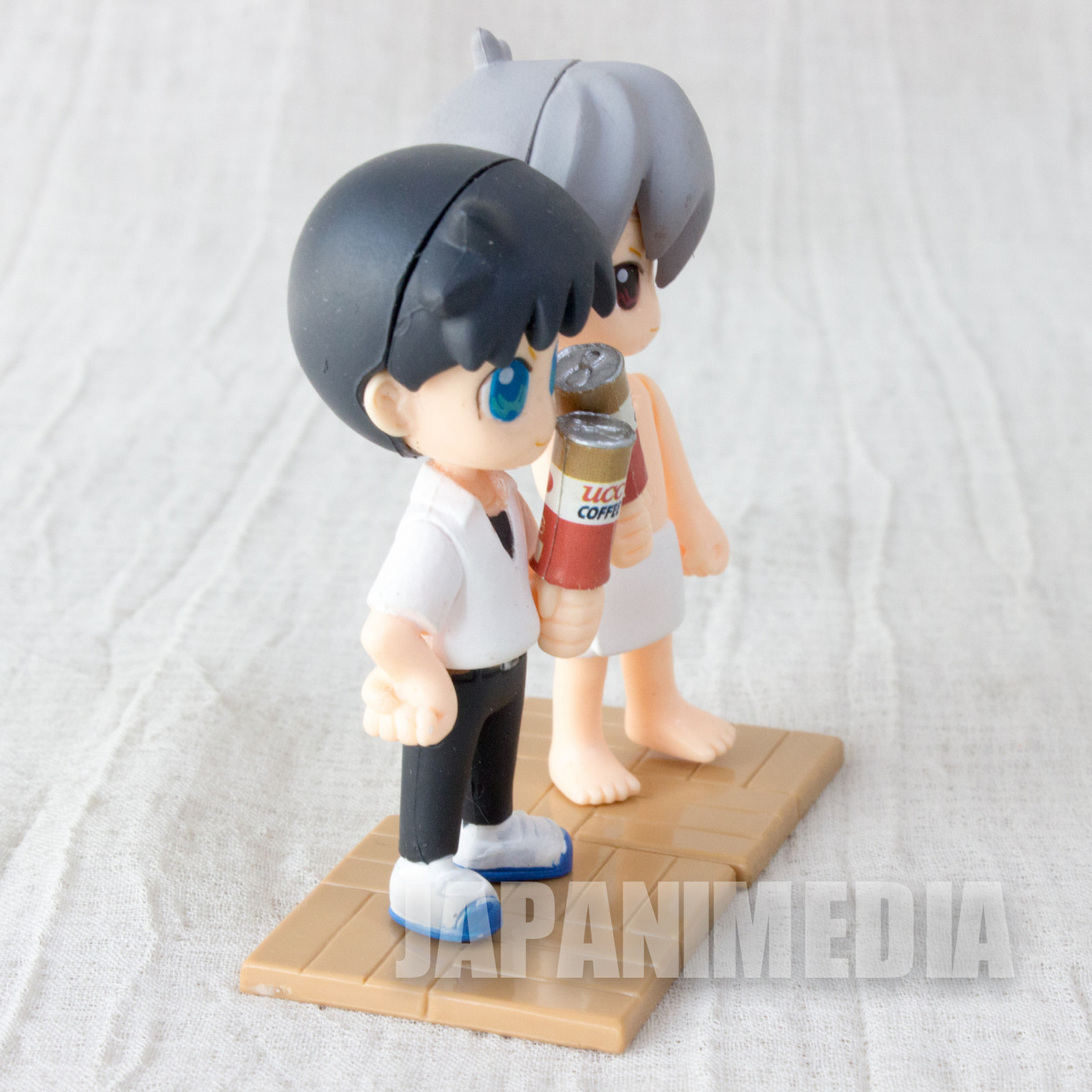 RARE Evangelion Petit Eva Kaworu Nagisa Shinji Ikari Figure UCC Limited JAPAN 2