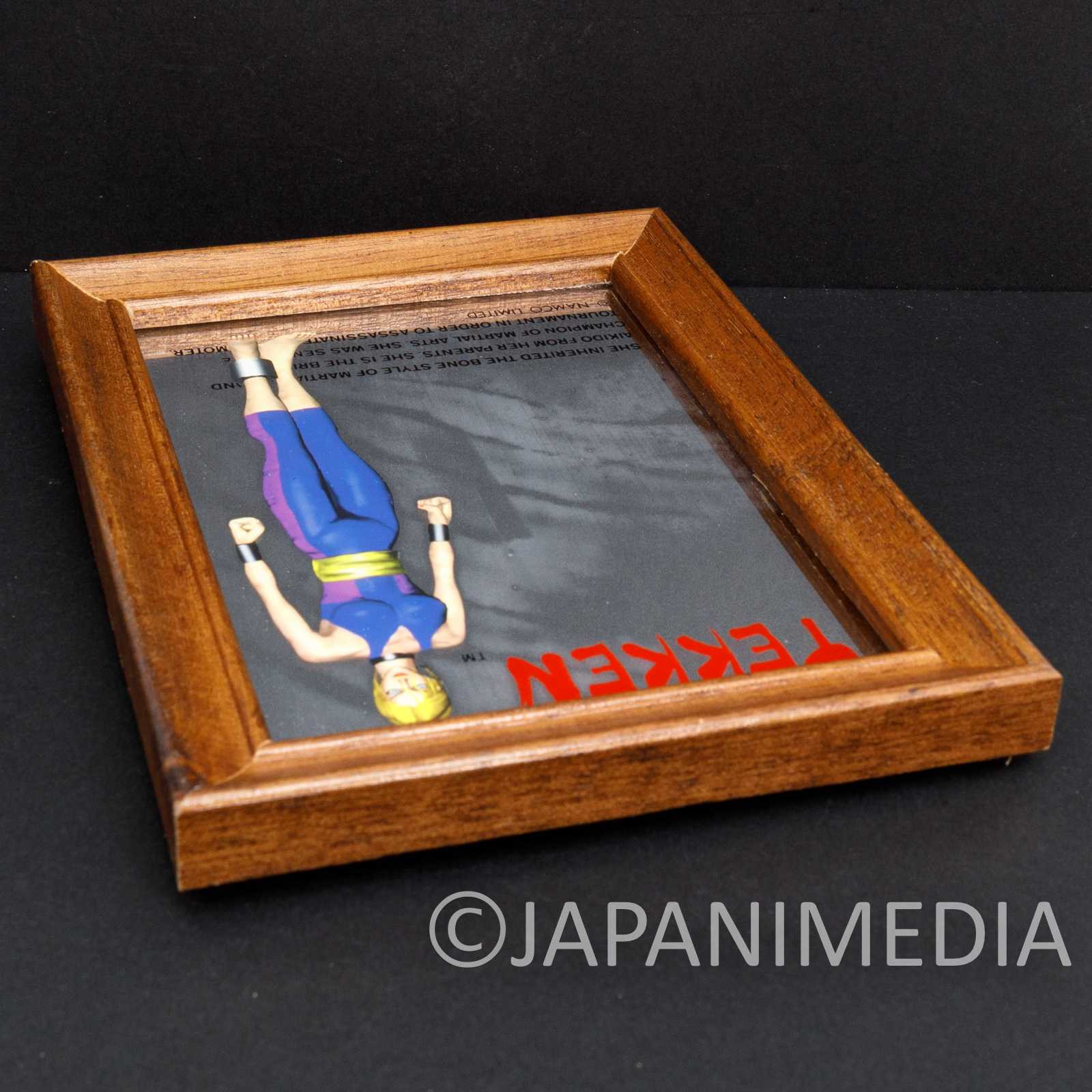 Retro RARE! Tekken Nina Williams Picture Mirror Wooden Frame Namco JAPAN GAME Japanimedia Store