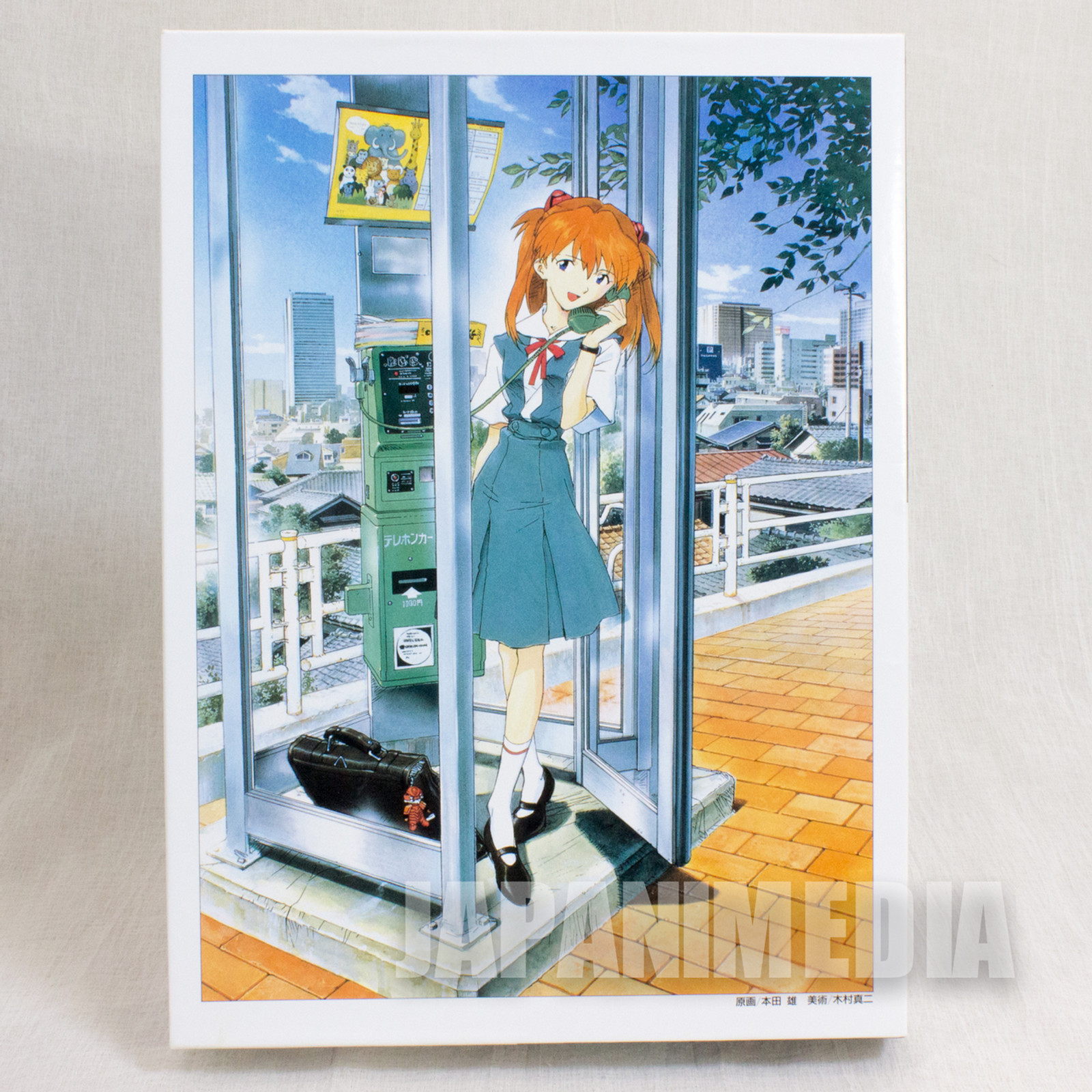 Evangelion Sohryu Asuka Langley Picture Puzzle - Through The Telephone - 500 pcs 52x38cm JAPAN ANIME