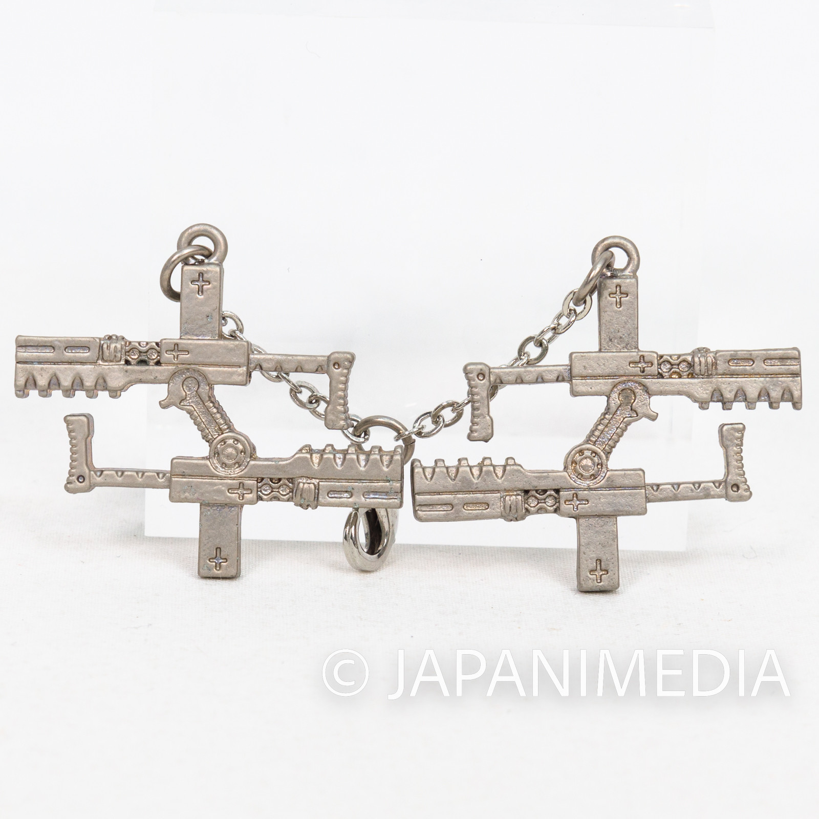 RARE!! TRIGUN Weapons Metal Charm Set [Vash/Wolfwood/Legato/Livio