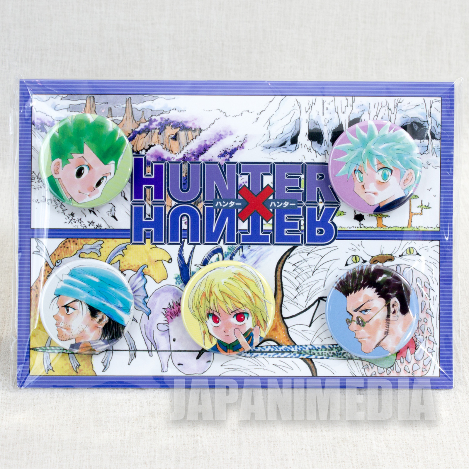 Hunter x Hunter Character Style Pins / Anime Buttons - CosplayFTW