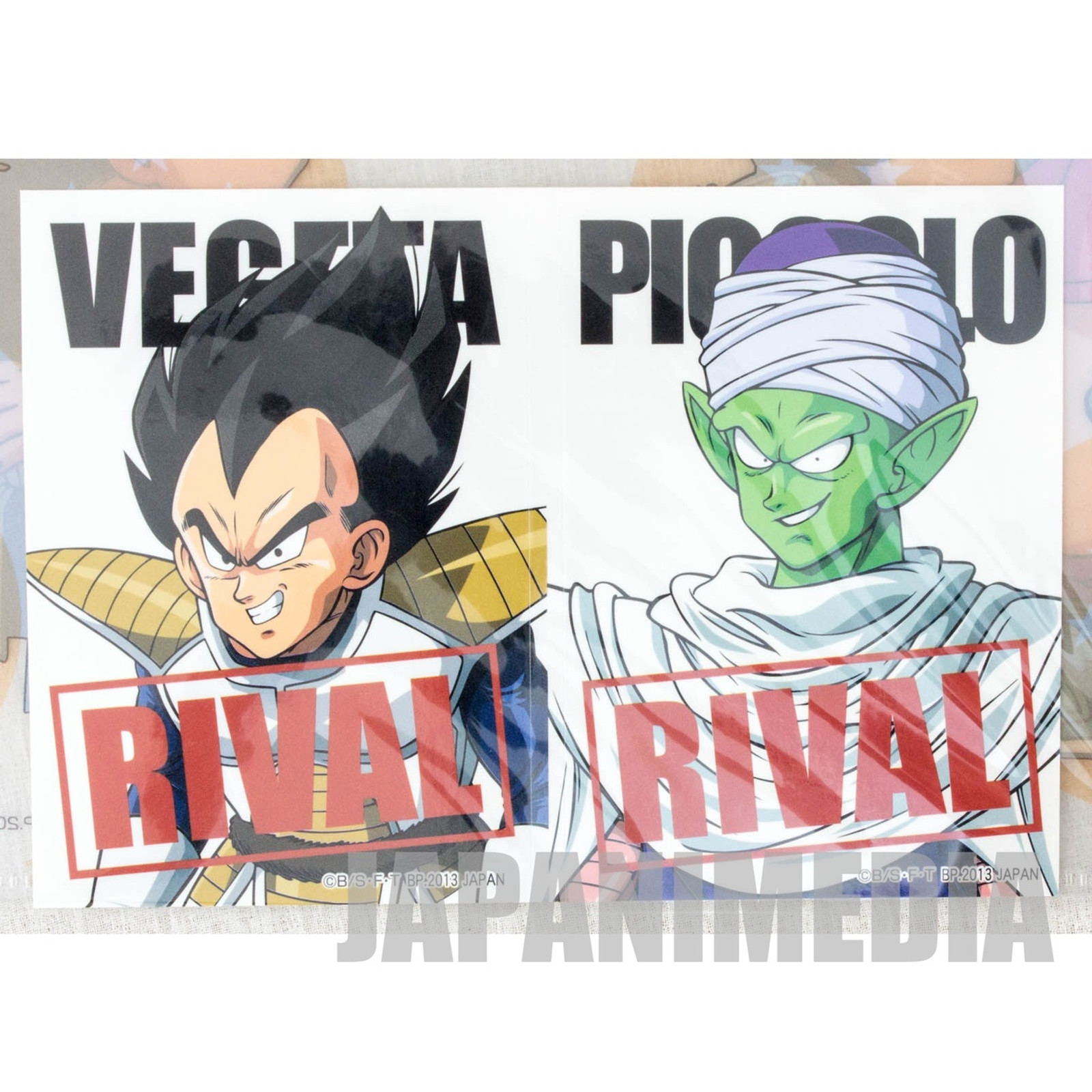 Dragon Ball Z Dragon Ball World Clear Folder File & Sticker [Gokou,Bulma,Vegeta,Piccolo] JAPAN ANIME MANGA