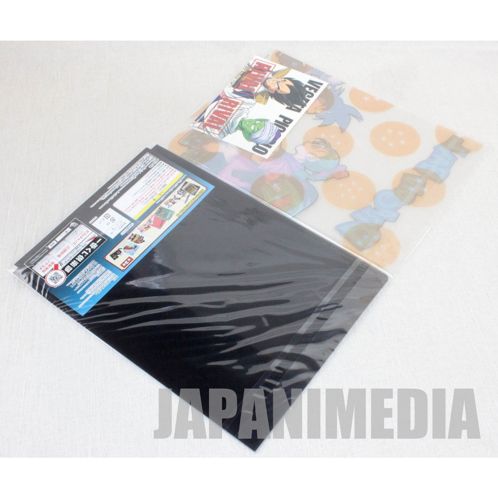 Dragon Ball Z Dragon Ball World Clear Folder File & Sticker [Gokou,Bulma,Vegeta,Piccolo] JAPAN ANIME MANGA