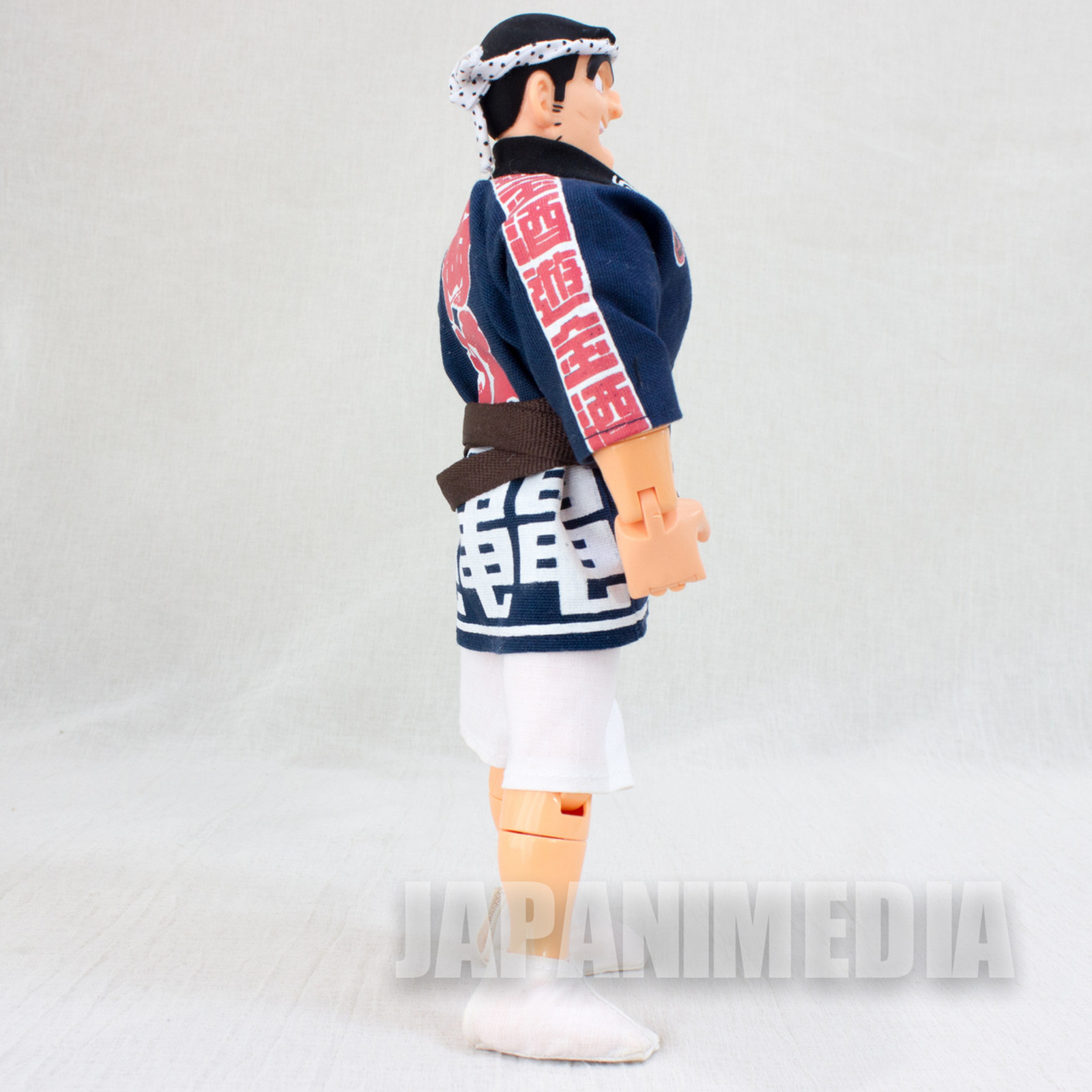 KochiKame Kankichi Ryotsu Action Figure Doll Matsuri Ver. BANDAI JAPAN ANIME